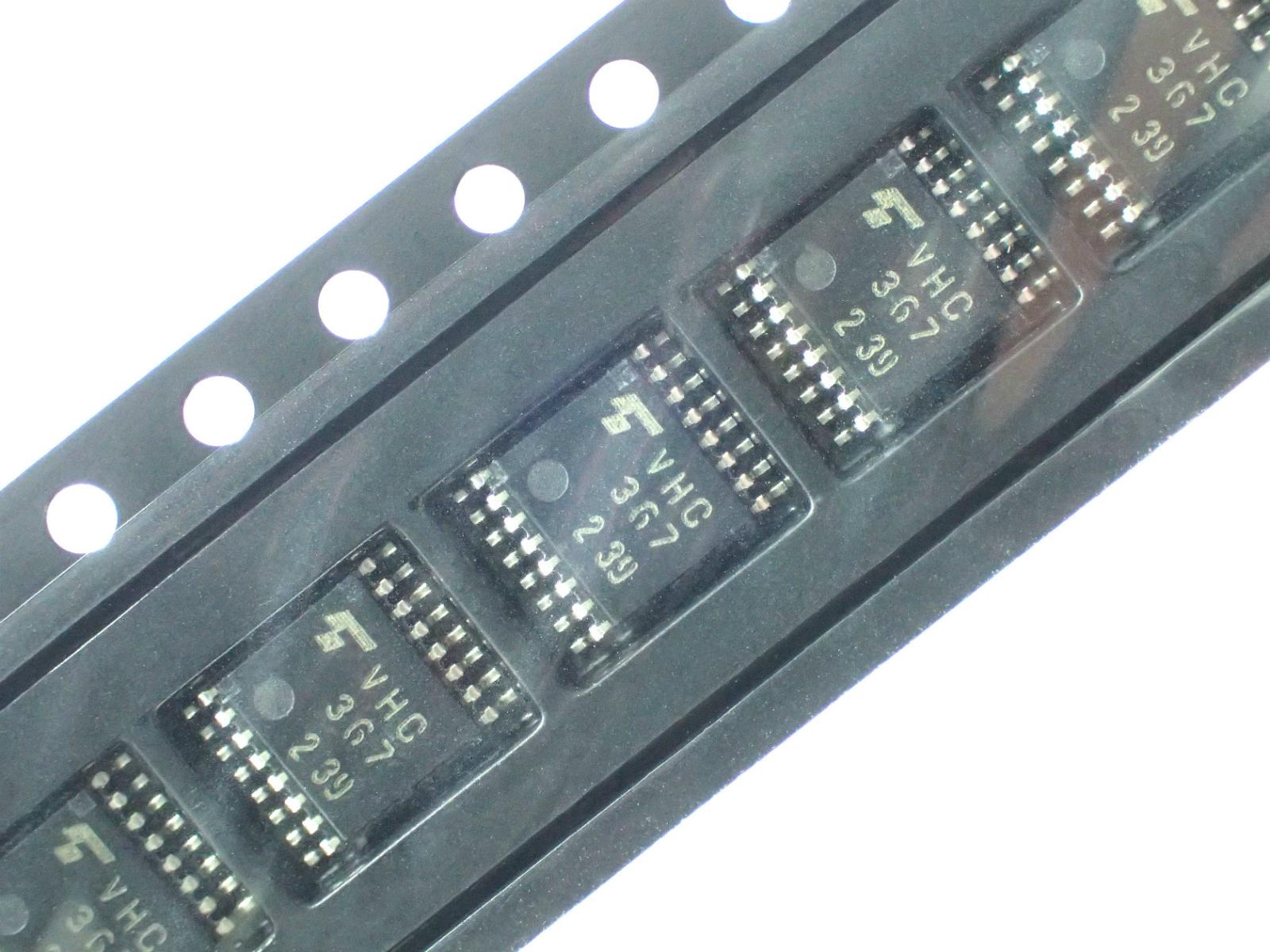 TOSHIBA 超高速 CMOS 3相 バッファ Non-Inverted, 3-State Outputs TC74VHC367FT(EL) (5個セット)|部品|カテゴリ別