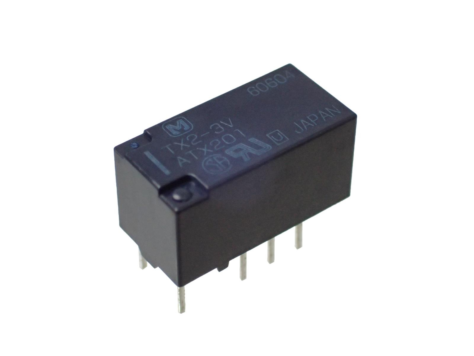 Panasonic 耐電圧 AC 2,000V 2C 2A リレー TX2-3V|部品|カテゴリ別