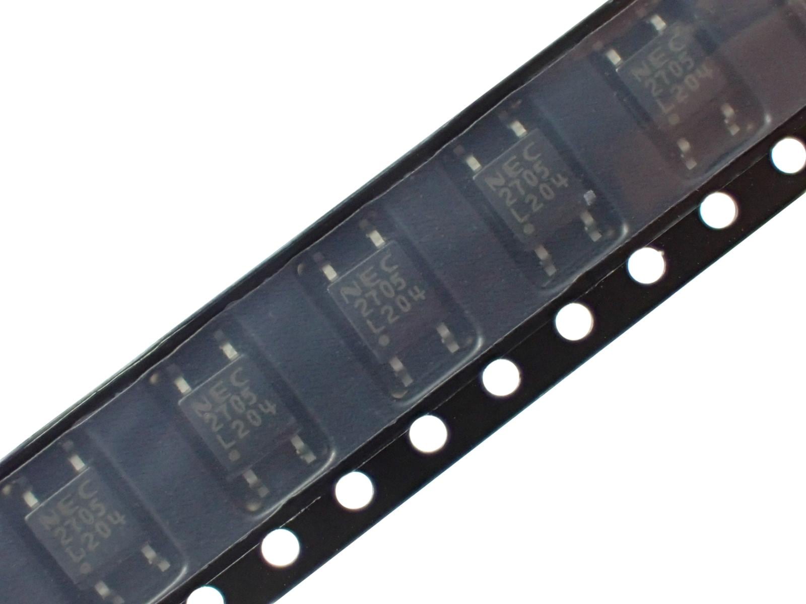 NEC 高絶縁耐圧 AC入力対応 SOP マルチ フォトカプラ PS27051F3 (5個セット) カテゴリ別,部品,光