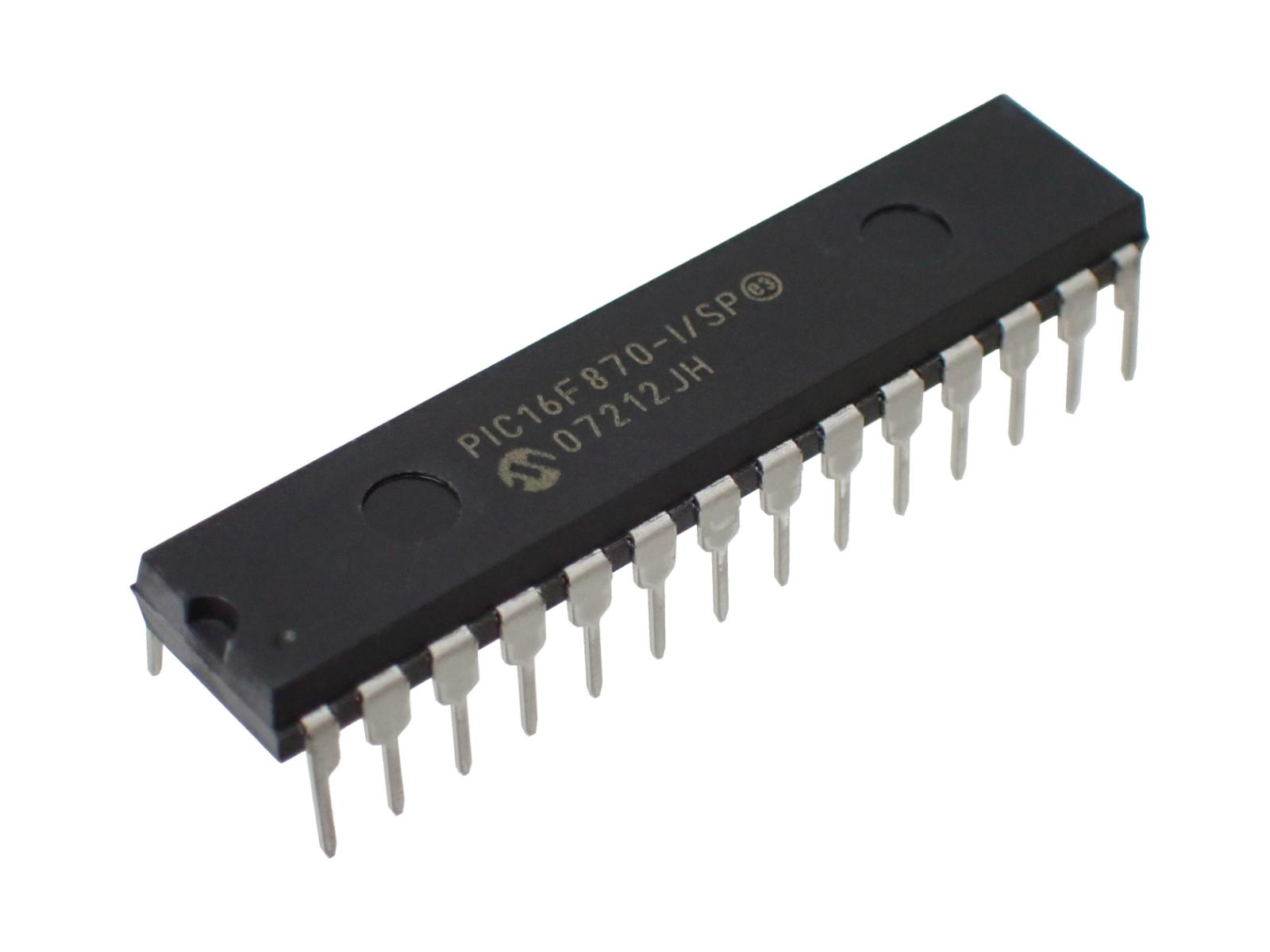 Microchip マイコン 8Bit CMOS FLASH Microcontrollers PIC16F870-I/SP (2個セット)|部品|カテゴリ別
