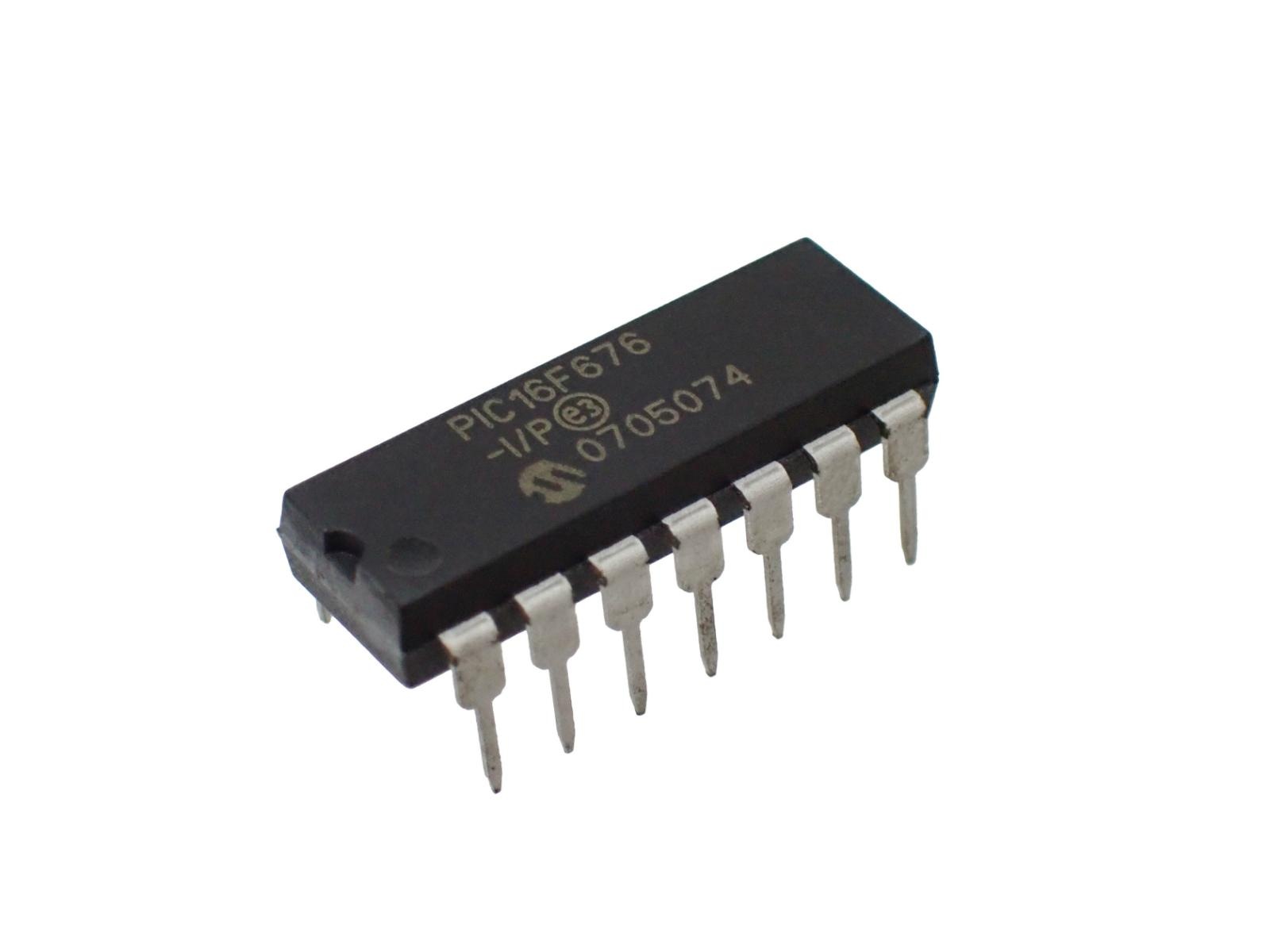 Microchip マイコン 8Bit CMOS Microcontrollers PIC16F676-I/SP (5個セット)|部品|カテゴリ別