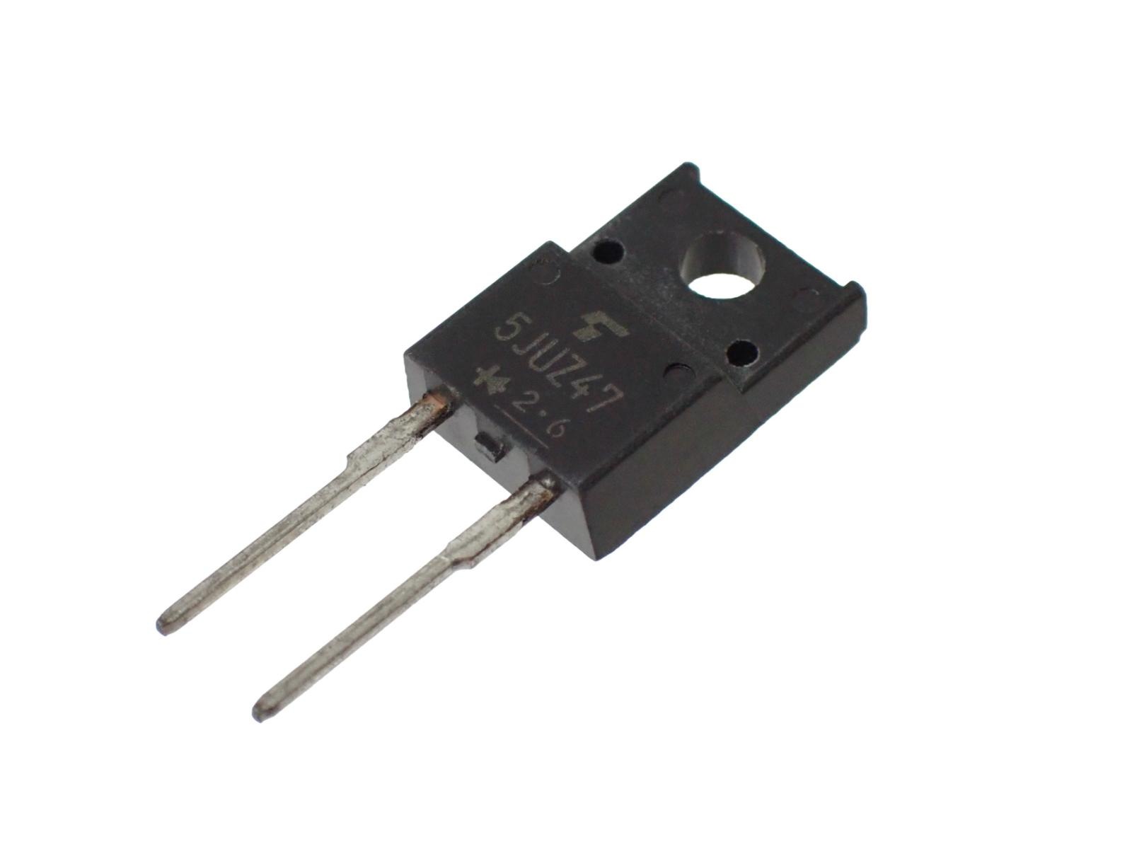 TOSHIBA ファスト リカバリ ダイオード SUPER FAST RECOVERY DIODE  5JUZ47 (5個セット)|部品|カテゴリ別