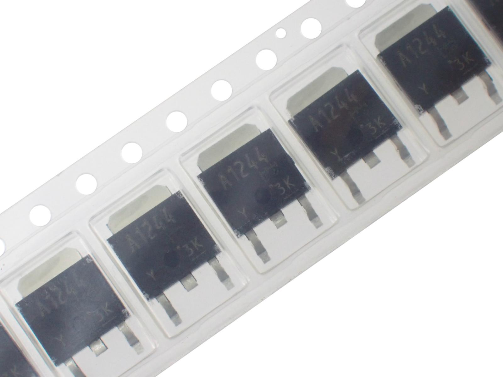 TOSHIBA 電力増幅用 電力スイッチング用 トランジスタ 2SA1244-Y(T6L1,NQ) (5個セット)|部品|カテゴリ別