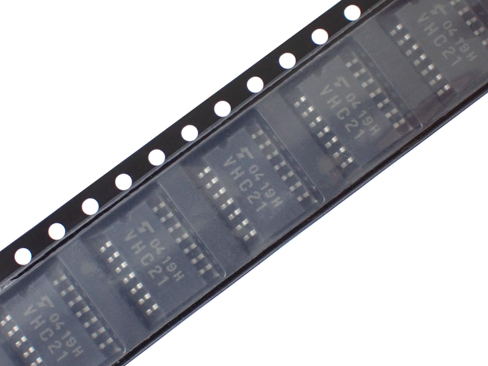 TOSHIBA ロジック Dual 4-Input AND Gate TC74VHC21F(EL) (5個セット)|部品|カテゴリ別
