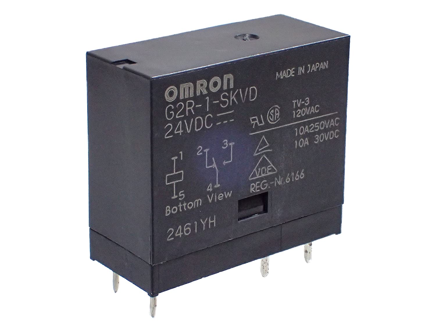 OMRON  汎用品 形G2R DC 24V パワーリレー G2R-1-SKVD 24VDC|部品|カテゴリ別