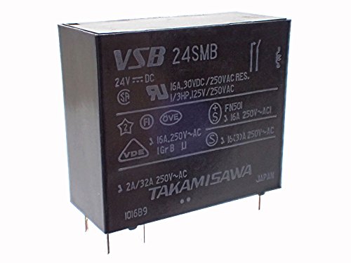 FUJITSU POWER RELAY パワーリレー 24V DC 16A VSBシリーズ VSB-24SMB-VD|部品|カテゴリ別
