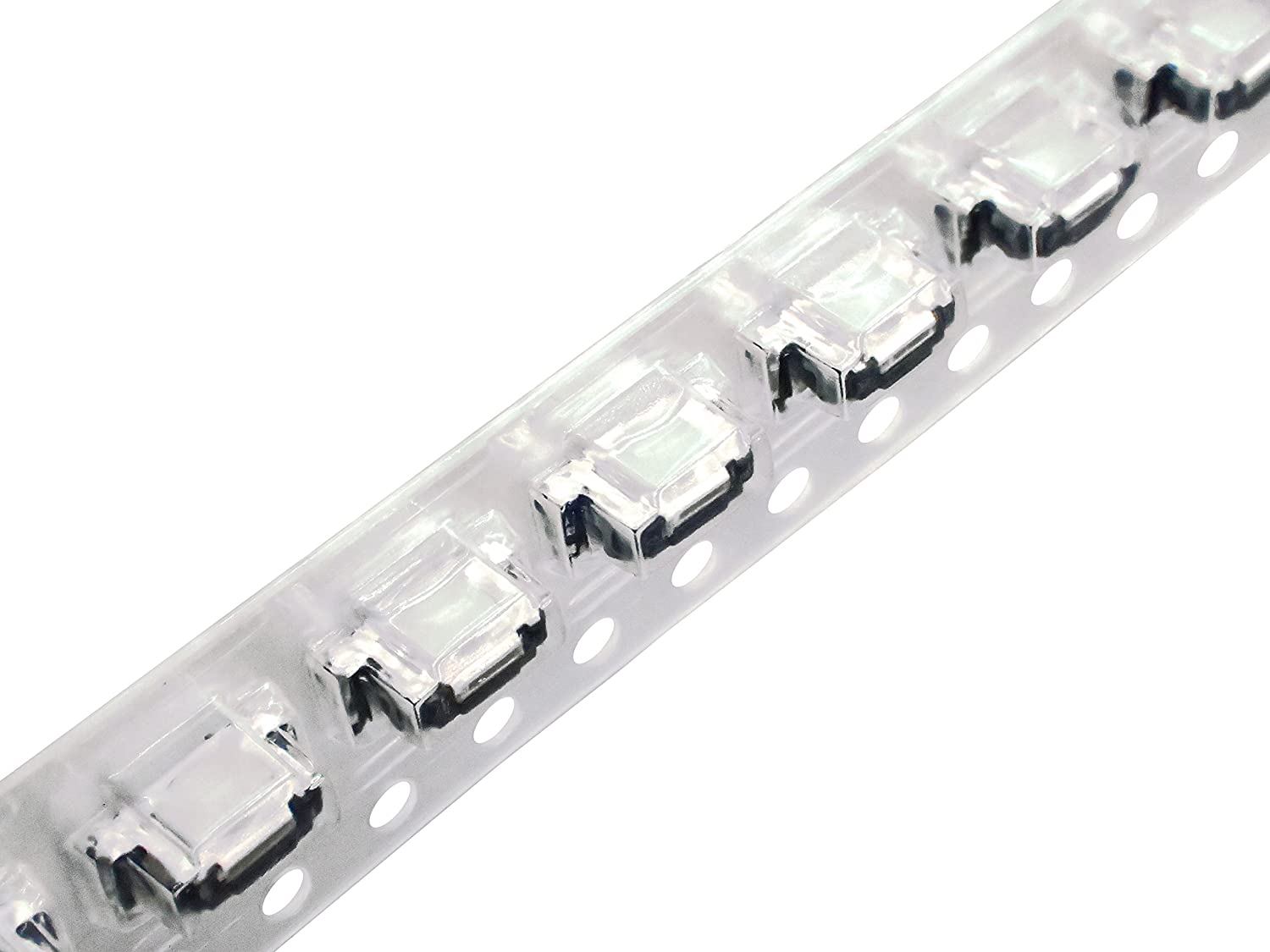 Panasonic 横押し エッジマウント ライトタッチスイッチ 6.2 mm×2.5 mm EVQP4シリーズ EVQP46B3M (5個セット)|部品|カテゴリ別