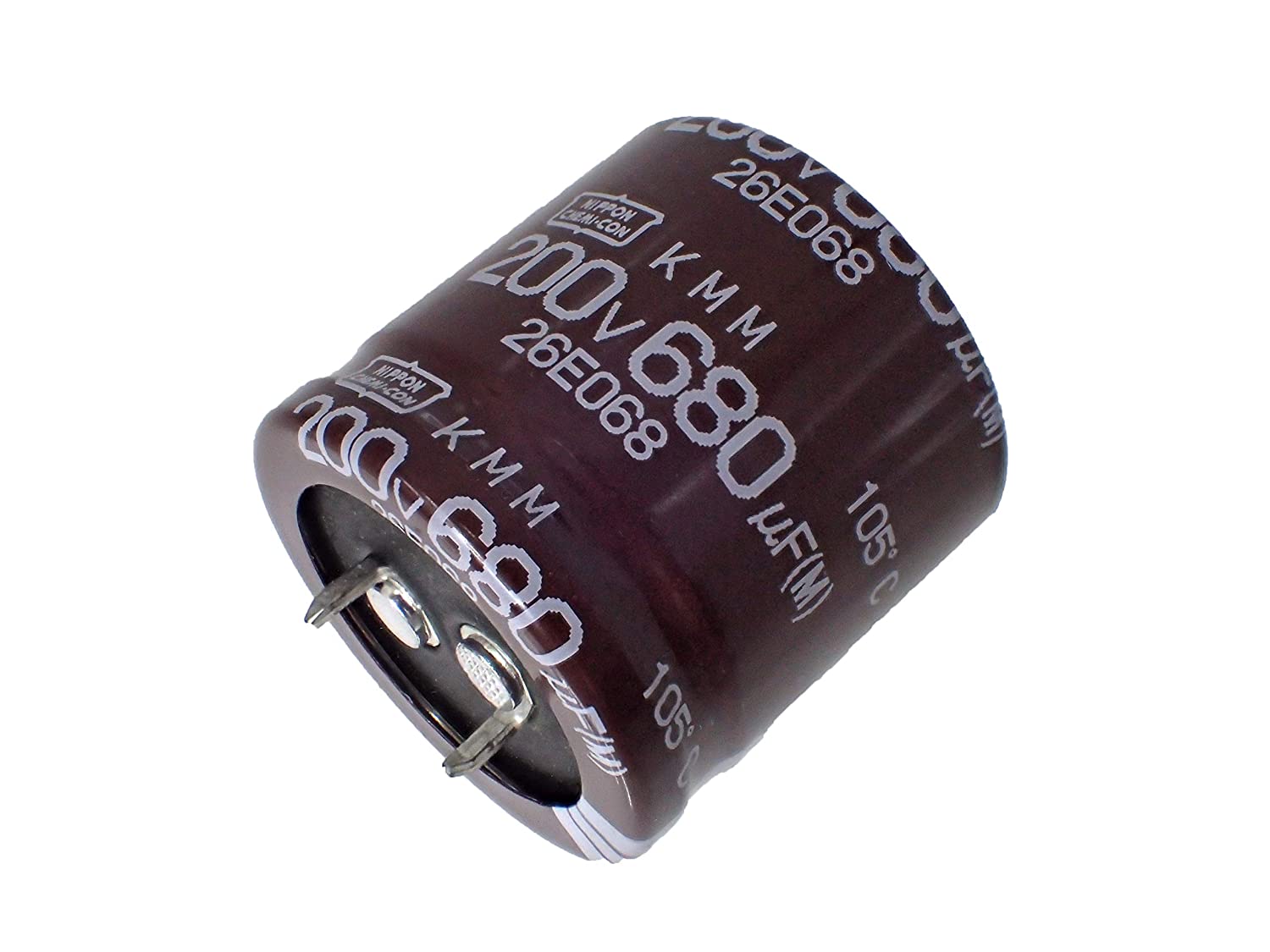 NIPPON CHEMI CON 基板自立形 大形 アルミ 電解コンデンサ 200V 680μF 105° EKMM201VSN681MR30S|部品|カテゴリ別