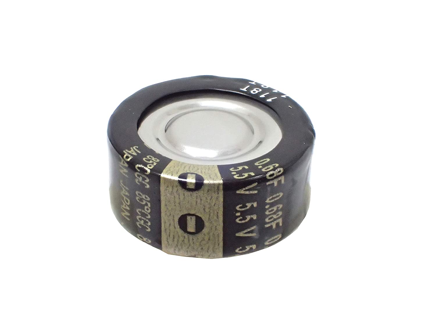 Panasonic 電気二重層コンデンサ ゴールドキャパシタ 5.5 V dc 0.68F 85℃ EECRF0H684