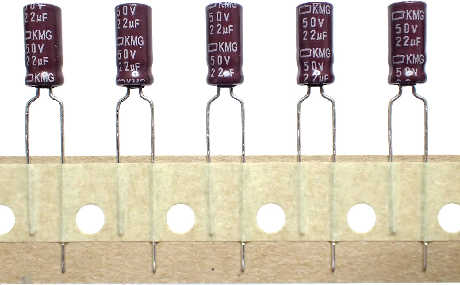 ラジアルリード 小形 アルミ 電解 コンデンサ 50V 22μF 105℃ EKMG500ETC220ME11D (5個セット)|部品|カテゴリ別