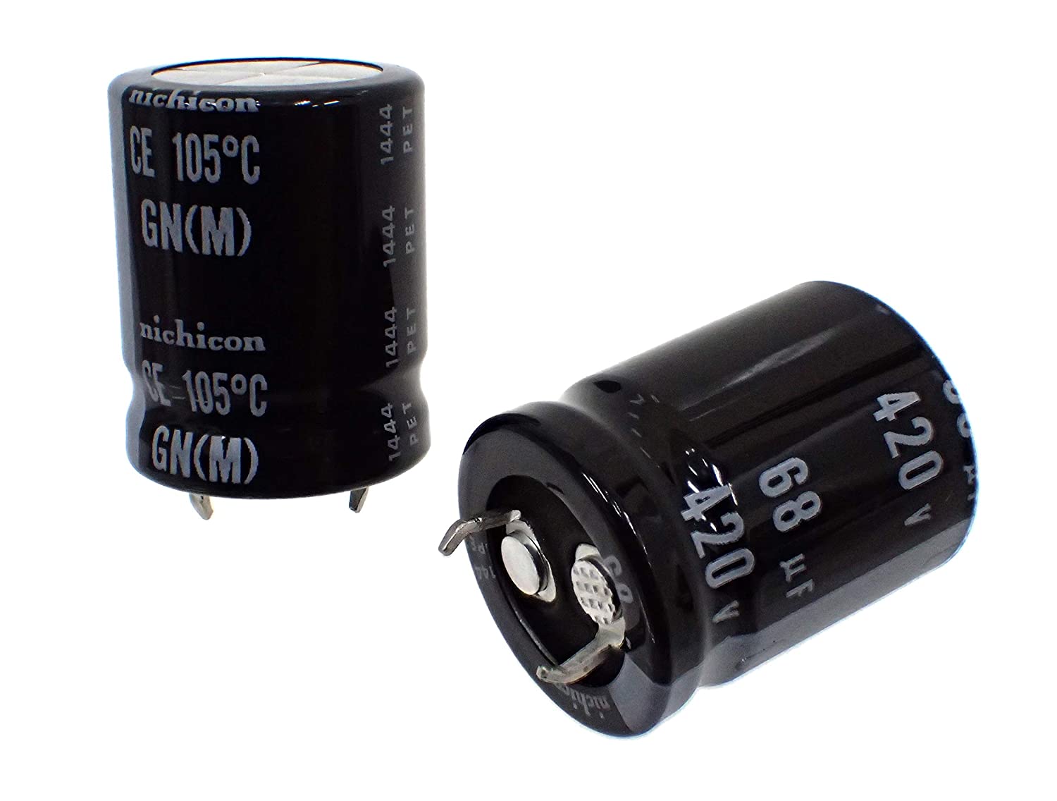 NICHICON 基板自立形 アルミ 電解コンデンサ 420V 68μF 105℃ LGNW6680MELY25 （2個セット）|部品|カテゴリ別