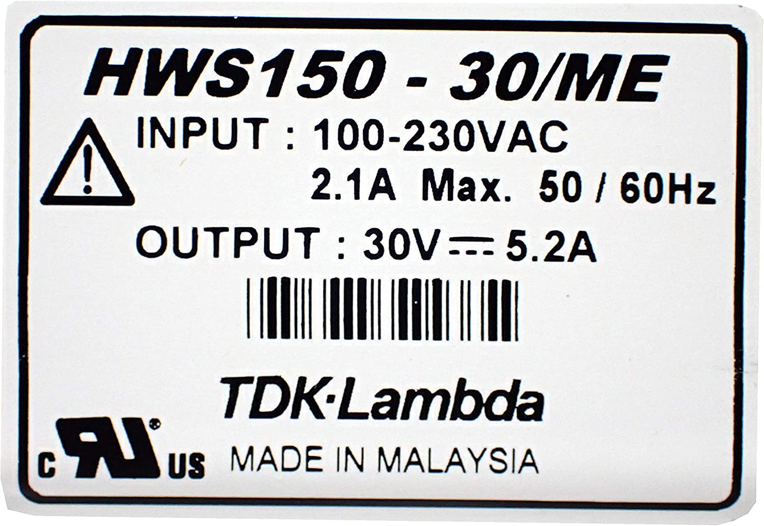 TDK-Lambda VS150E-24 EHFP 電源ユニット 30個 VS150E-24 : 詳細情報 | 電源/電子負荷 - AC入力電源（AC-DC