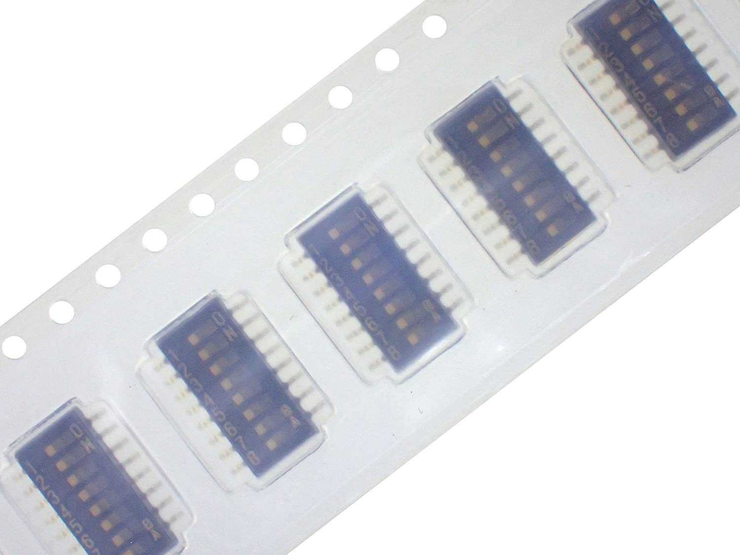 COPAL スライドスイッチ 8極 ハーフピッチ CHSシリーズ CHS-08TB (5個