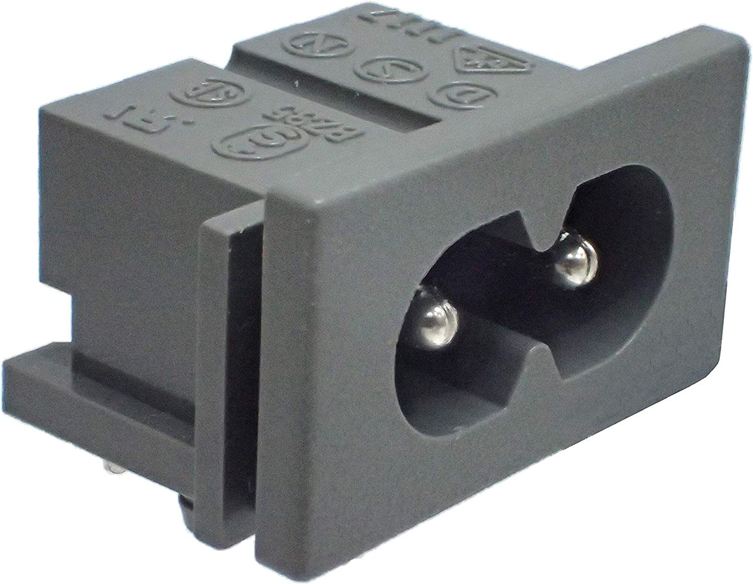 SMK ACコネクタ (メガネ AC インレット) CCT2302-0372 (2個セット)