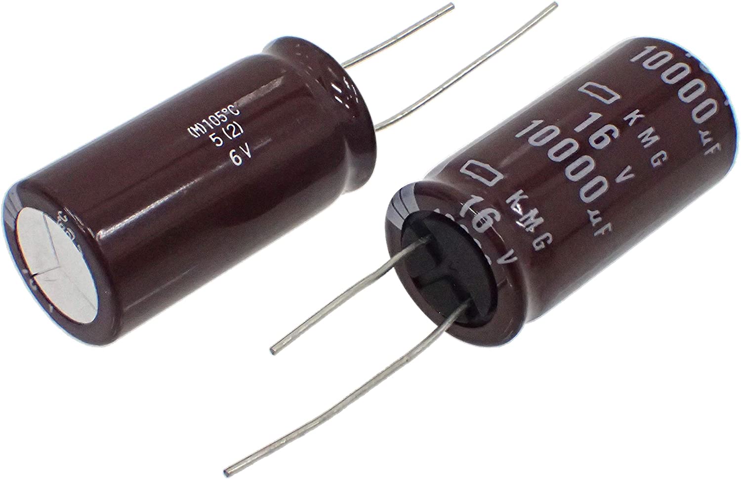 NIPPON CHEMI CON ラジアルリード 電解コンデンサ 16V 10000uF 105℃ EKMG160ELL103MMP1S (2個セット)|部品|カテゴリ別