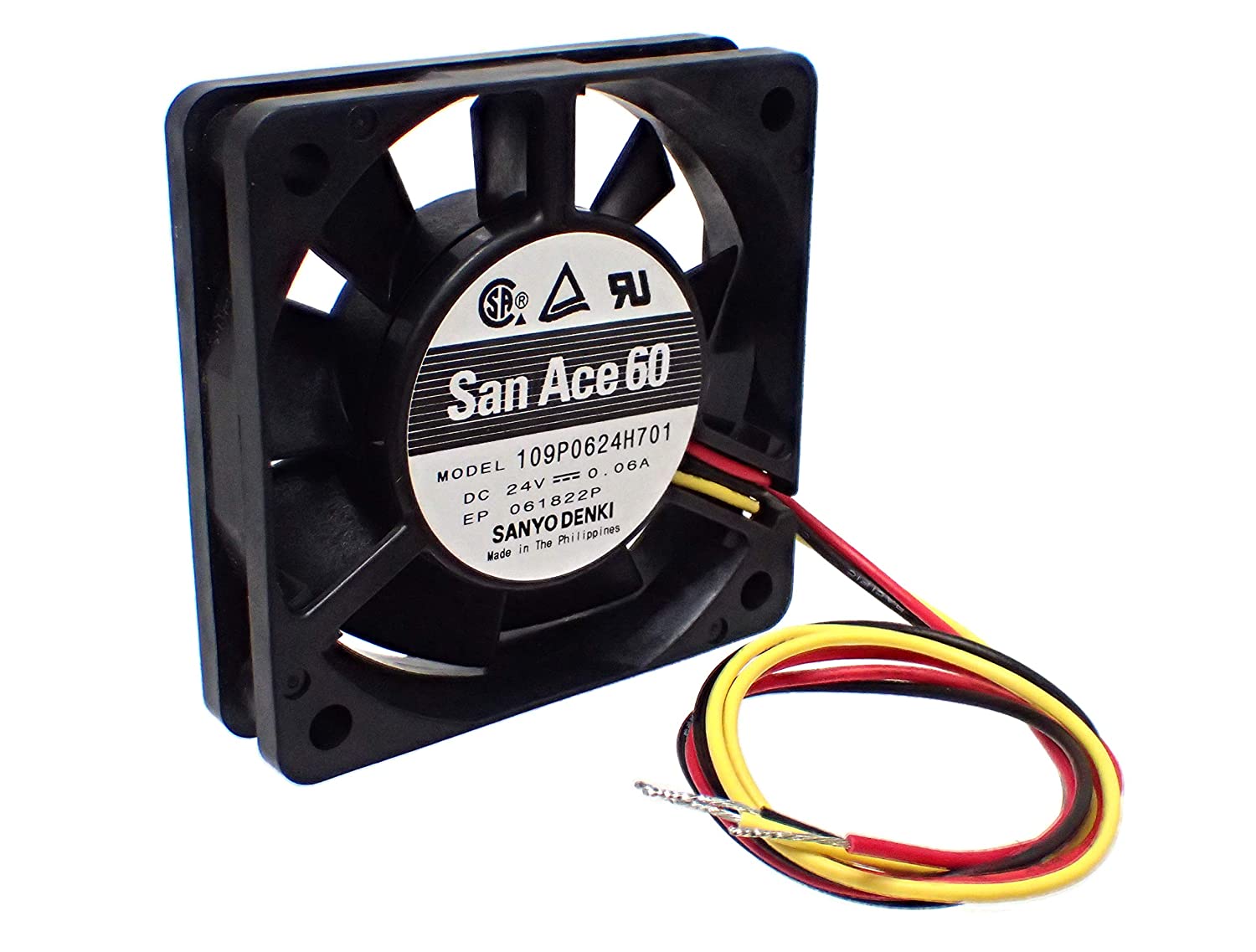SANYO クーリングシステム DCファン San Ace 60 60mm 角 15mm 厚 109P0624H701|部品|カテゴリ別