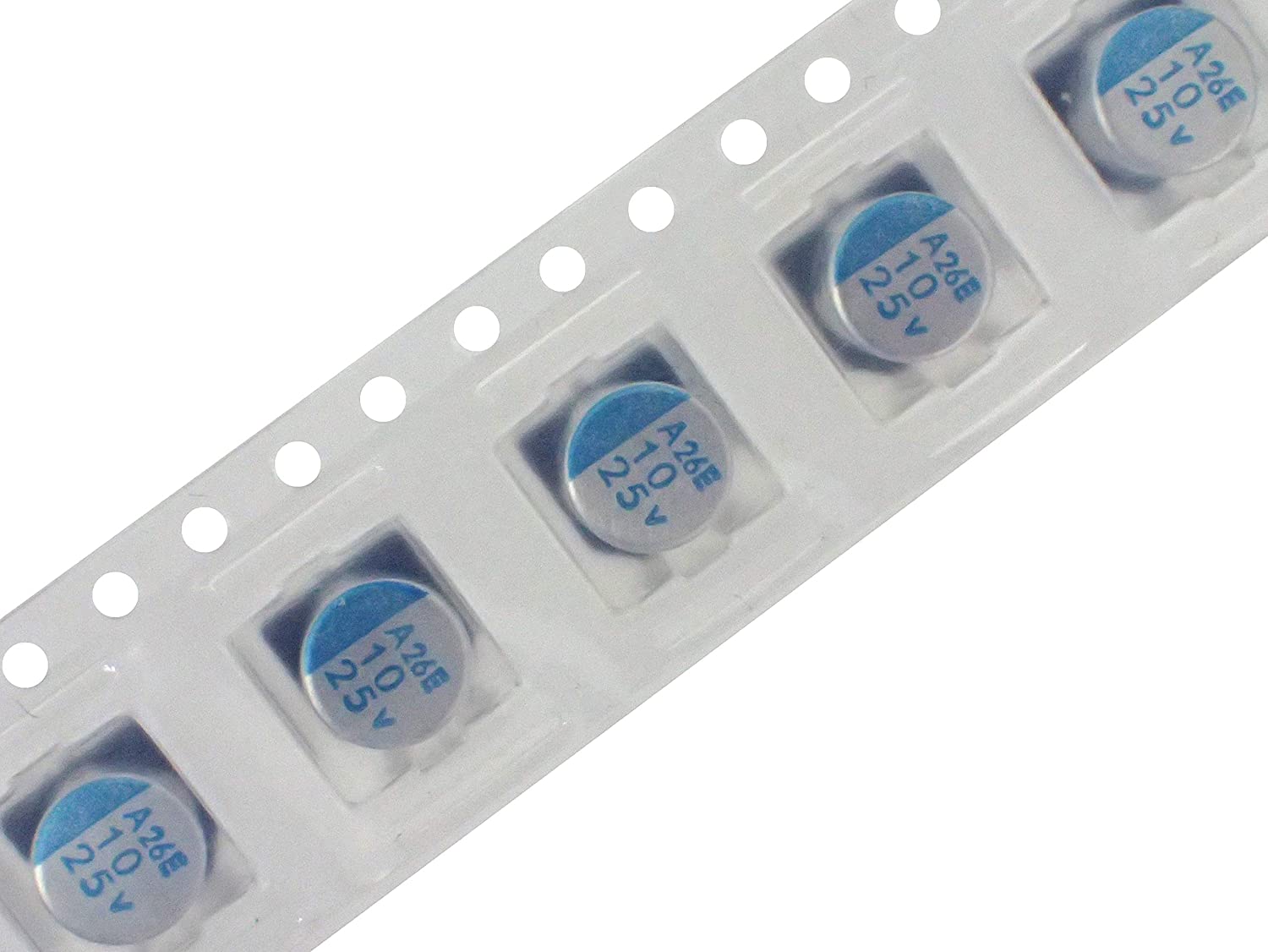 NIPPON CHEMI CON SMD 面実装 テーピング品 導電性 高分子 アルミ 電解コンデンサ 25V 10uF  105℃ APXA250ARA100MF60G (5個セット)|部品|カテゴ
