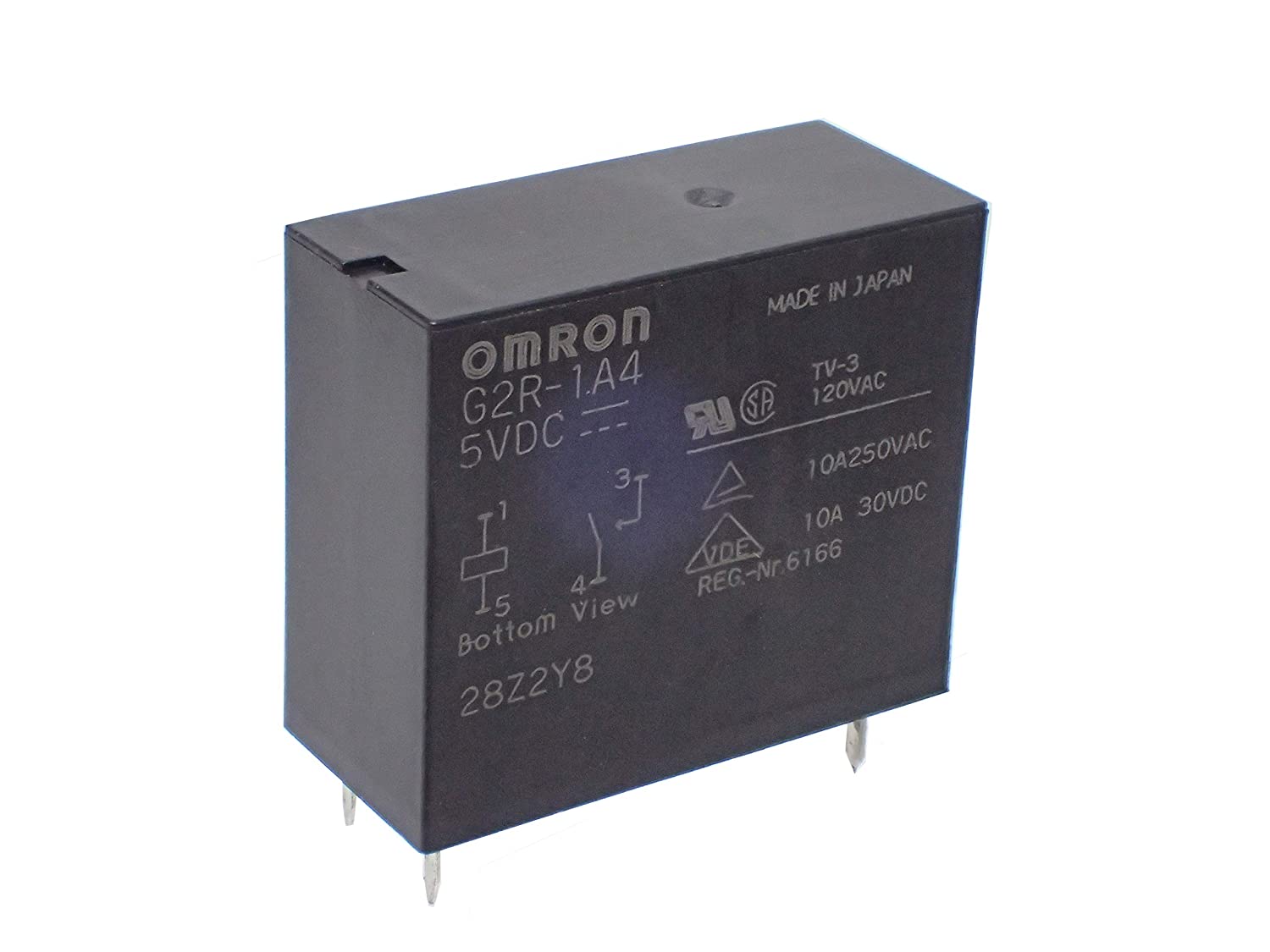 OMRON  PCB リレー G2Rシリーズ 5V DC パワーリレー G2R-1A4 5VDC|部品|カテゴリ別