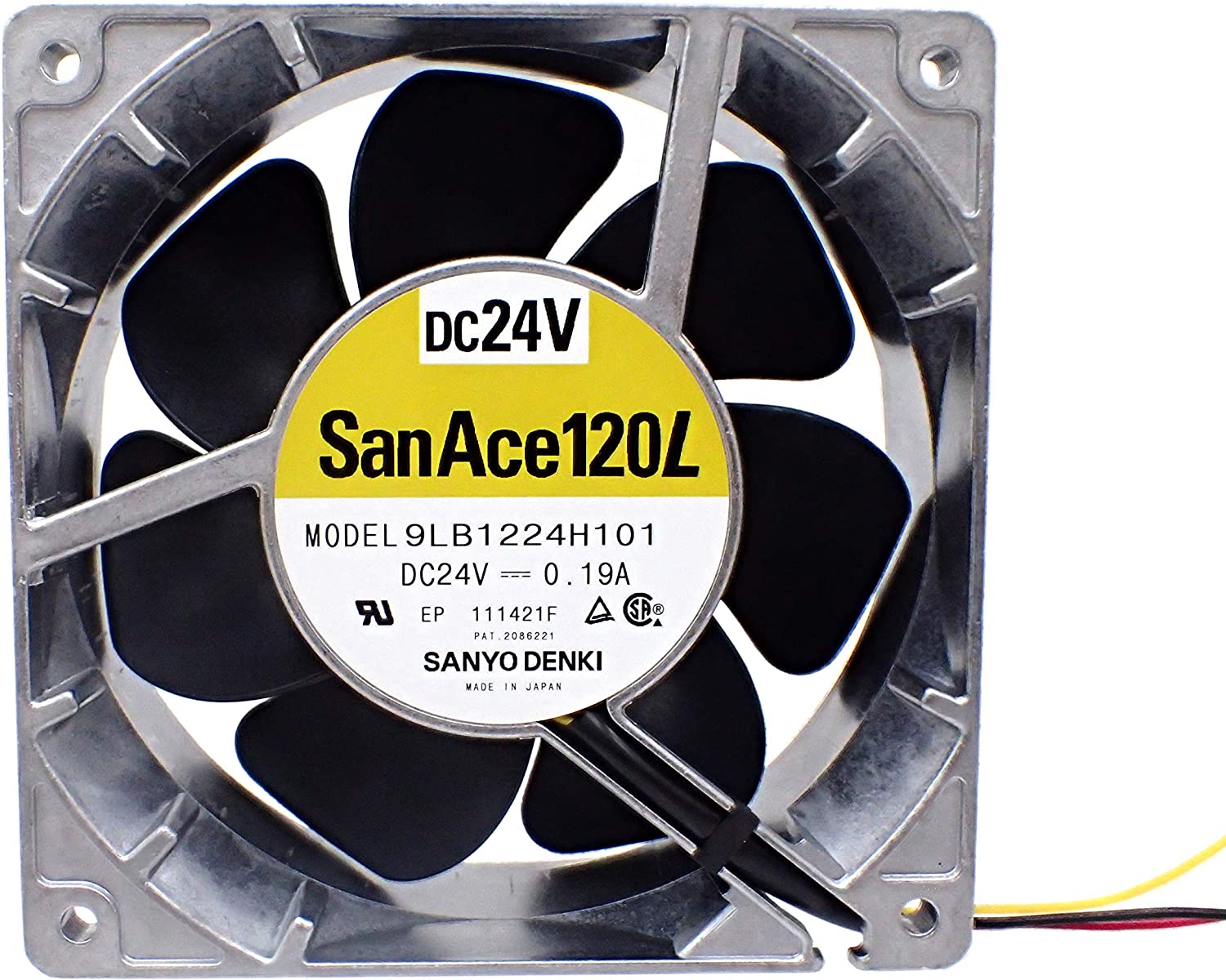 SANYO SAN ACE120L 長寿命 DC24V 0.19A 120×120×38mm DCファンモータ 9LB1224H101