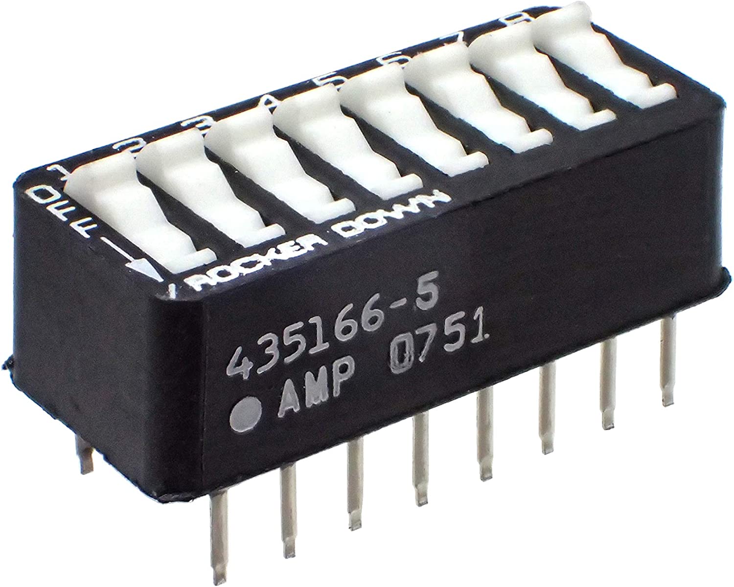AMP 8極 DIP スイッチ 435166-5 (5個セット)|部品|カテゴリ別