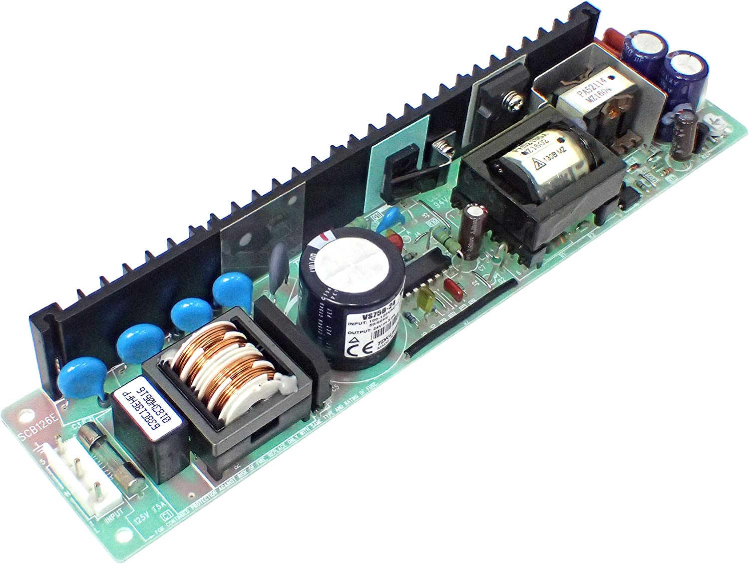 TDK LAMBDA 単出力 AC-DC スイッチング電源 76.8W 24V 3.2A VS75B-24