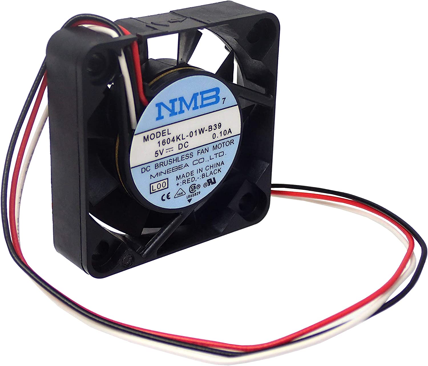 NMB 小型 ブラシレス DC ファン DC 5V 0.10A 40mm 角 厚さ 10mm