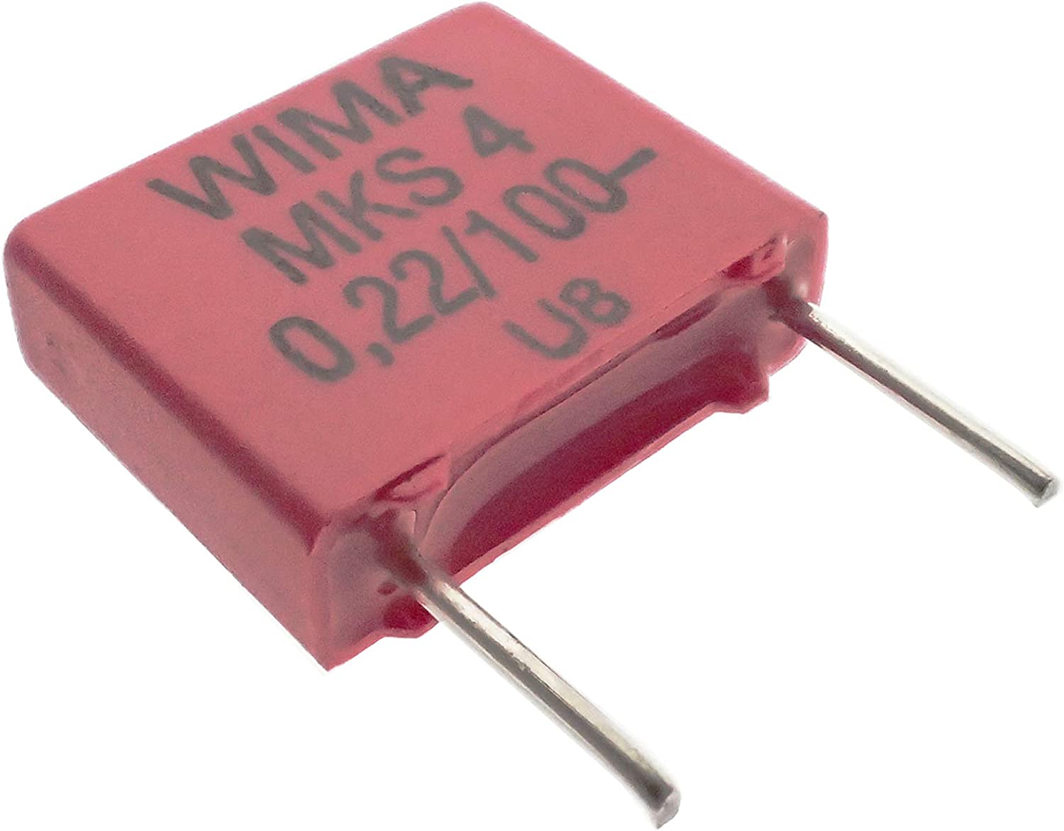 WIMA オーディオ用 メタライズド ポリエステル フィルム コンデンサ MKS4シリーズ MKS4 100V 0.22uF (10個セット)|部品|カテゴリ別