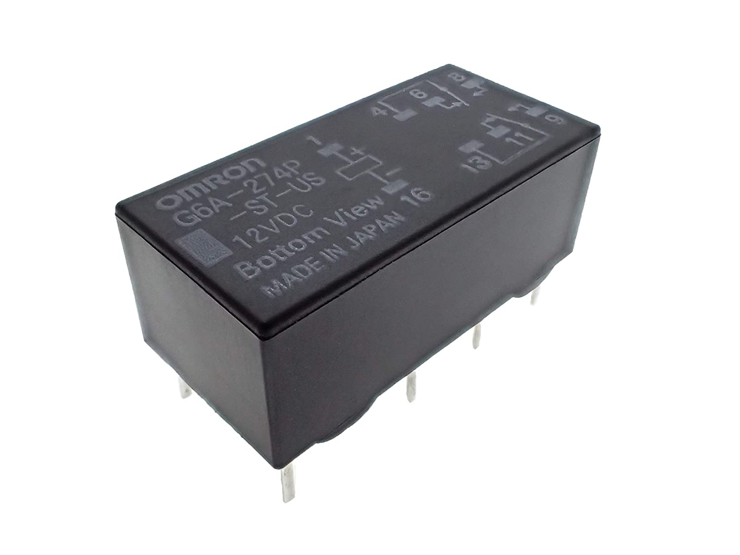 OMRON  汎用品 UL/CSA規格認証形 形G6AU-274P-ST-US DC 12V G6A-274P-ST-US DC12|部品|カテゴリ別