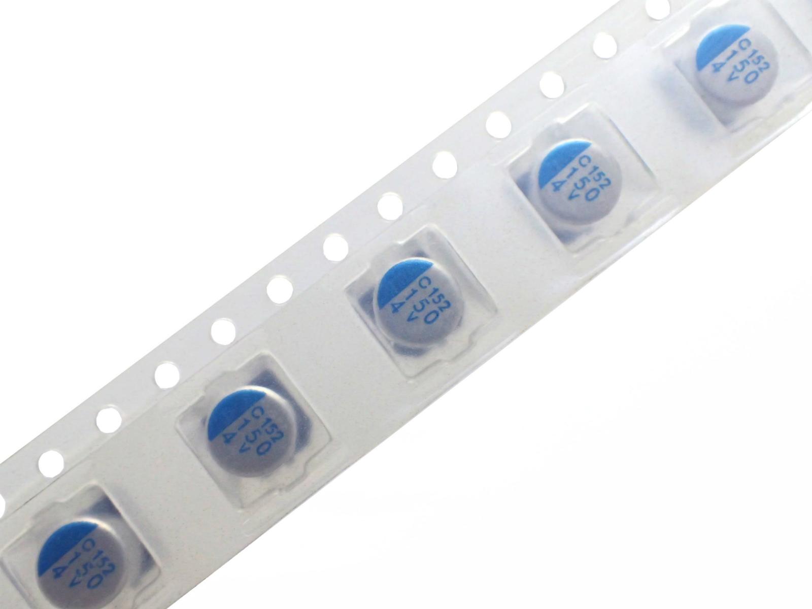 NIPPON CHEMI CON SMD 面実装 テーピング品 電解コンデンサ 4V 150uF  105℃ APXC4R0ARA151ME60G (5個セット)|部品|カテゴリ別