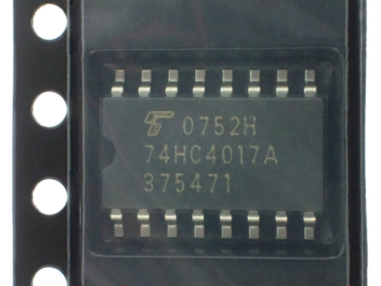 TOSHIBA Decade Counter/Driver TC74HC4017AF(EL,F) (5個セット)