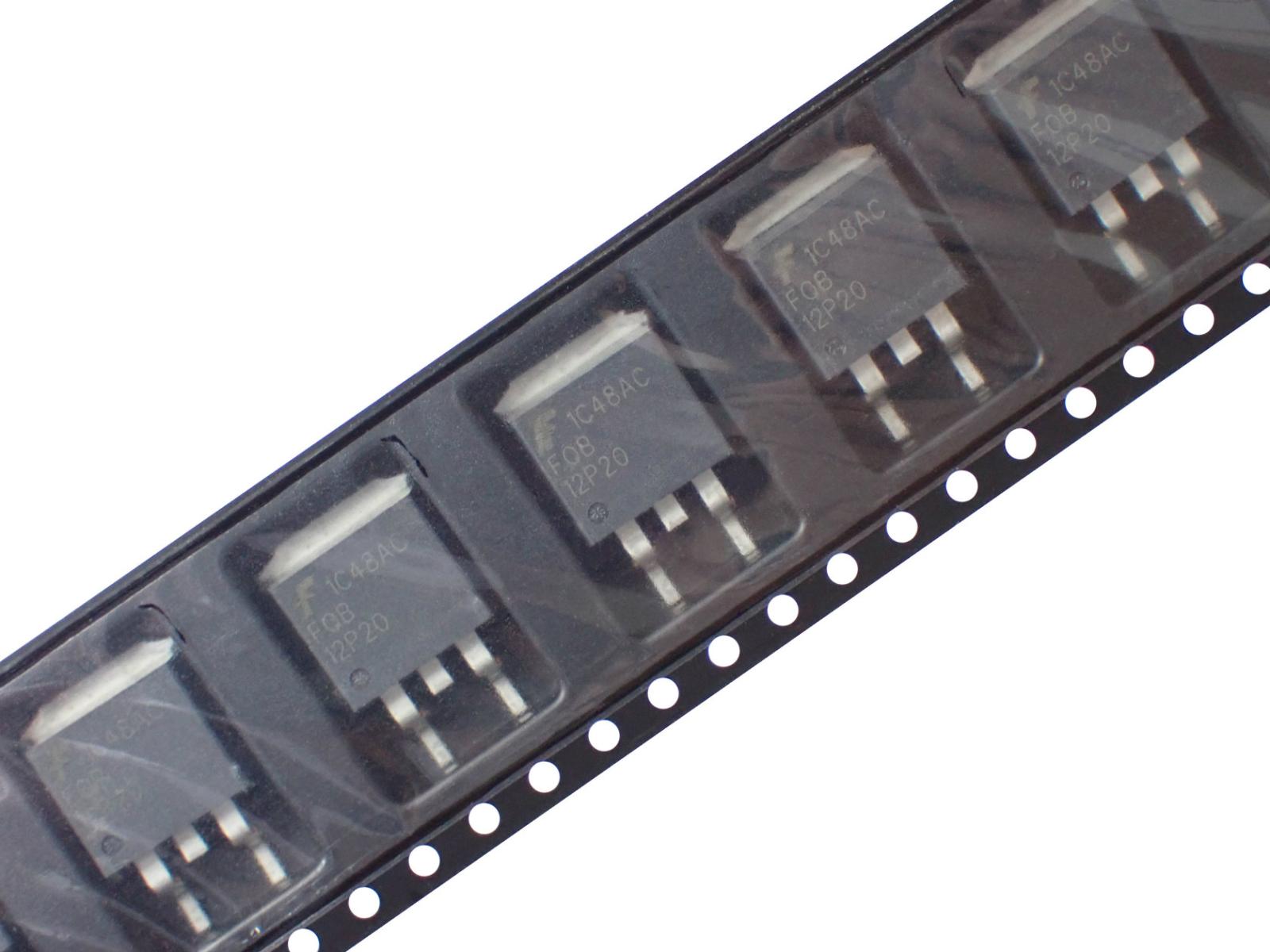 Fairchild MOS FET QFAT -200 V -11.5 A 470mΩ FQB12P20TM (5個セット)|部品|カテゴリ別