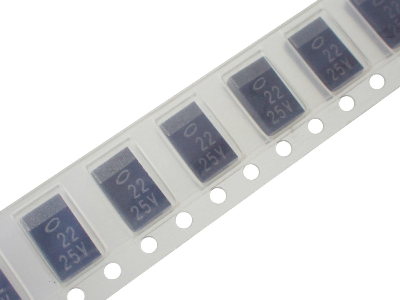 NICHICON SMD タンタルコンデンサ 25V 22μF F931E226MNC (5個セット)|部品|カテゴリ別