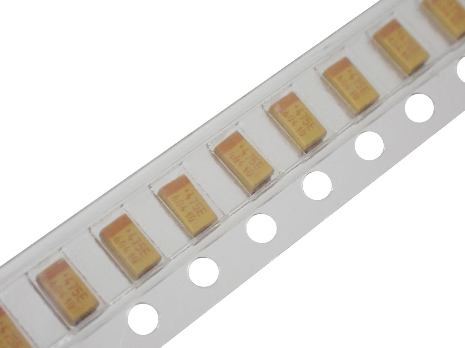 KYOCERA SMD タンタル コンデンサ 25V 4.7μF TAJA475K025R (5個セット)|部品|カテゴリ別