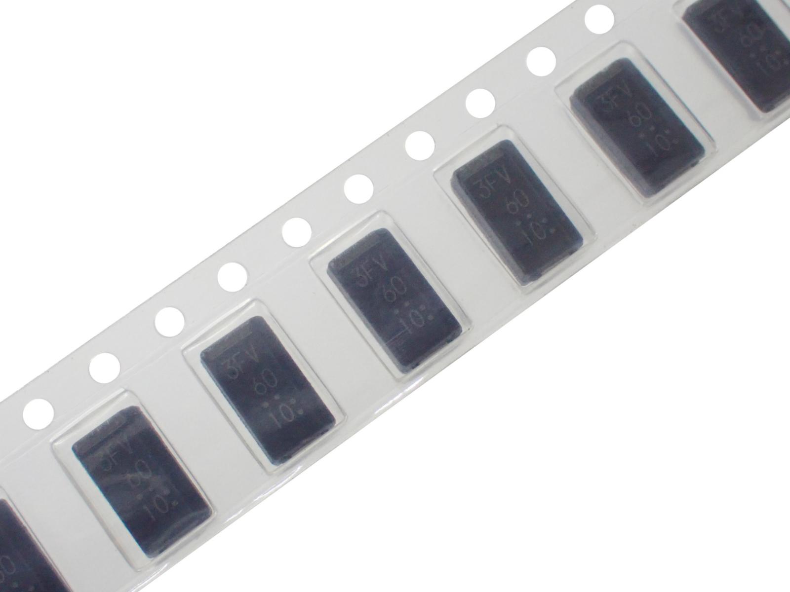SHINDENGEN SMD 単体型 ダイオード 600V 3A D3F60 5063 (2個セット)|部品|カテゴリ別
