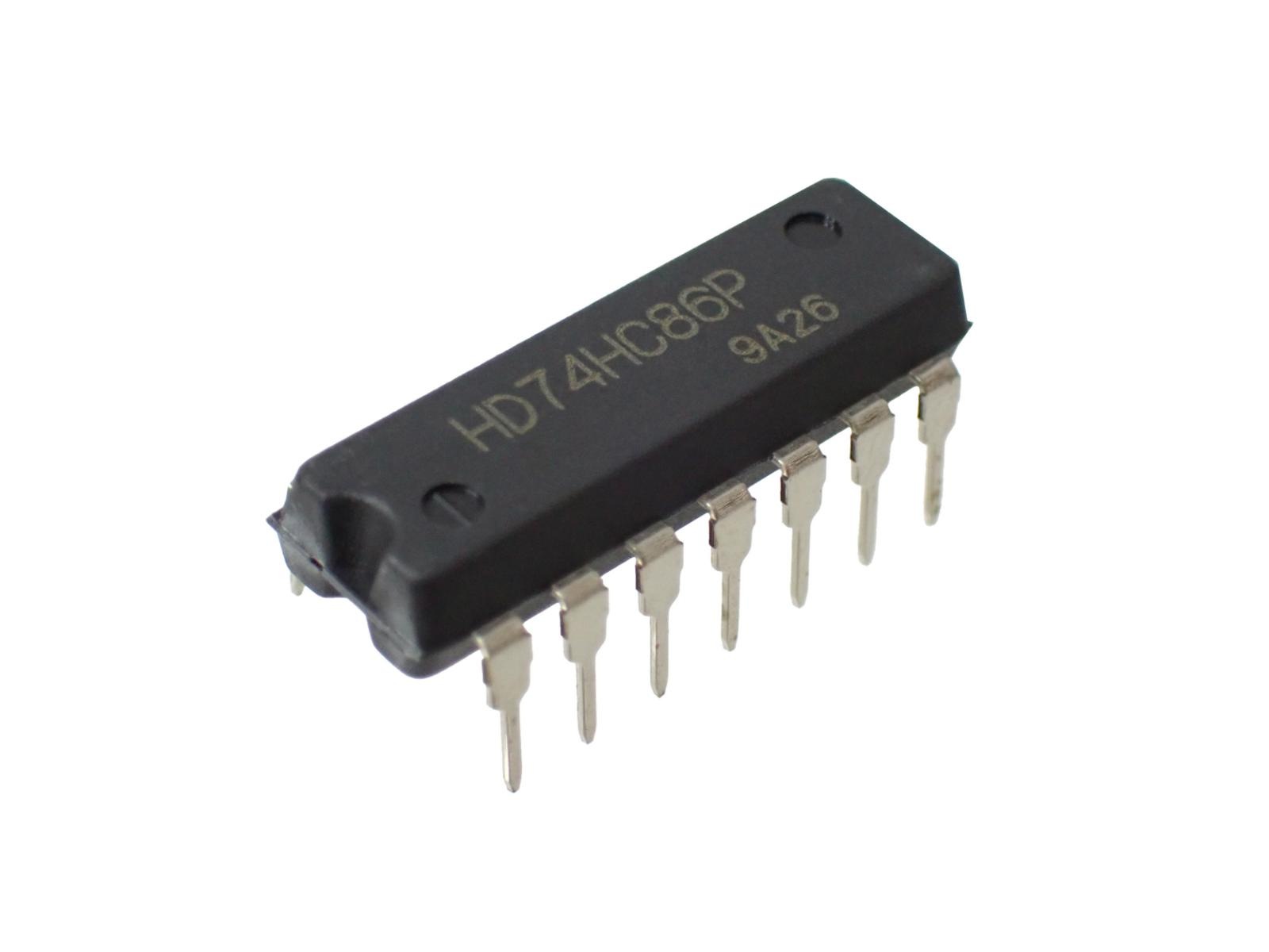 HITACHI Quad 2input Exclusive OR Gates HD74HC86P (5個セット)|部品|カテゴリ別