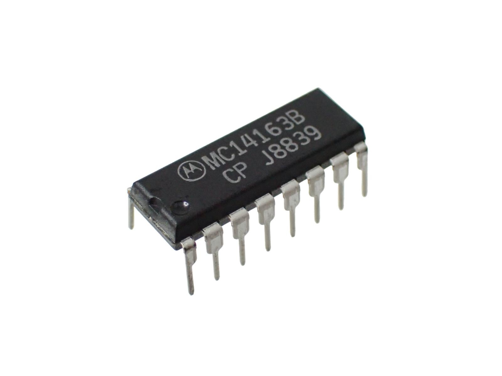 MOTOROLA SYNCHRONOUS PRESETTABLE 4BIT COUNTERS MC14163BCP|部品|カテゴリ別