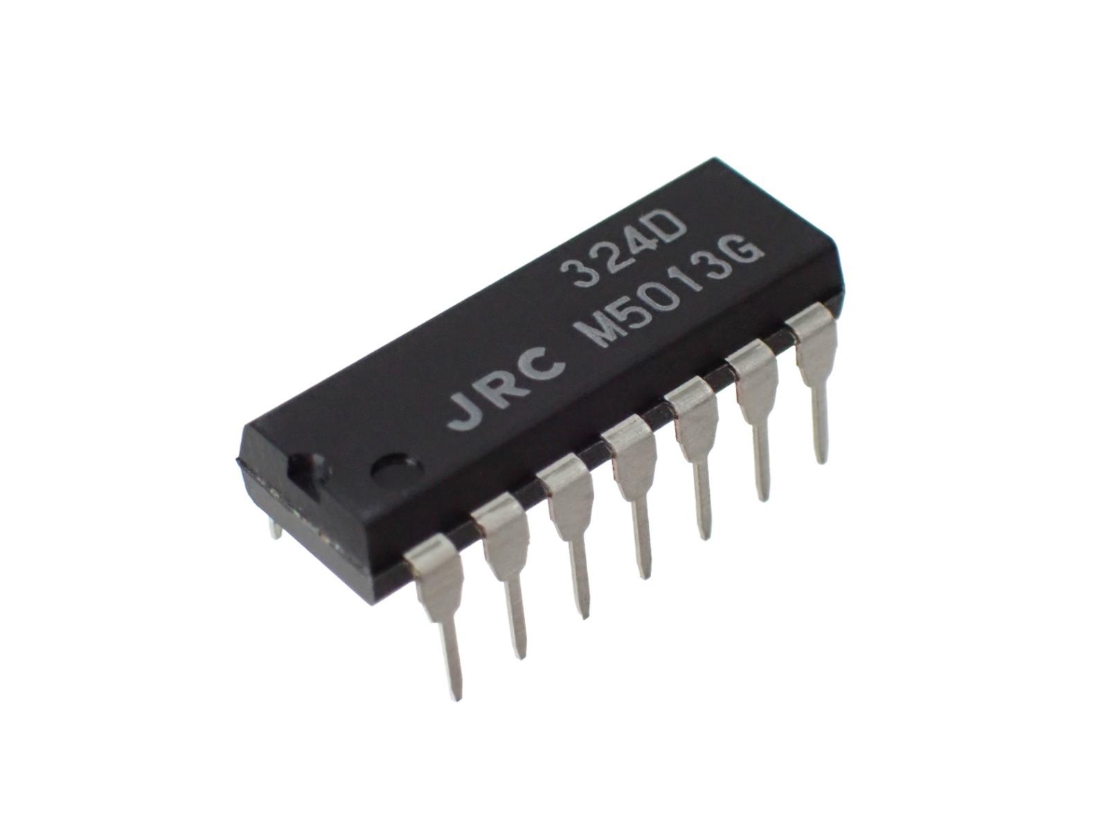 JRC 4回路入 単電源用 オペアンプ NJM324D (5個セット)|部品|カテゴリ別