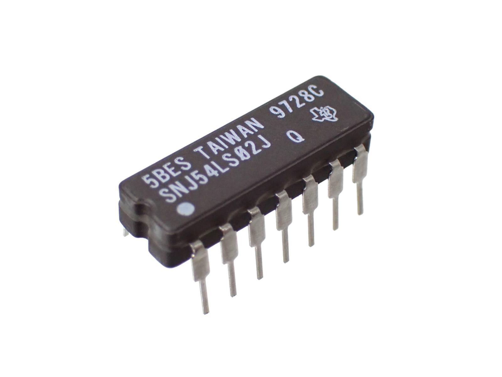 Texas Instruments 4チャネル 2入力 4.5V 〜 5.5V バイポーラ NOR ゲート SNJ54LS02J|部品|カテゴリ別