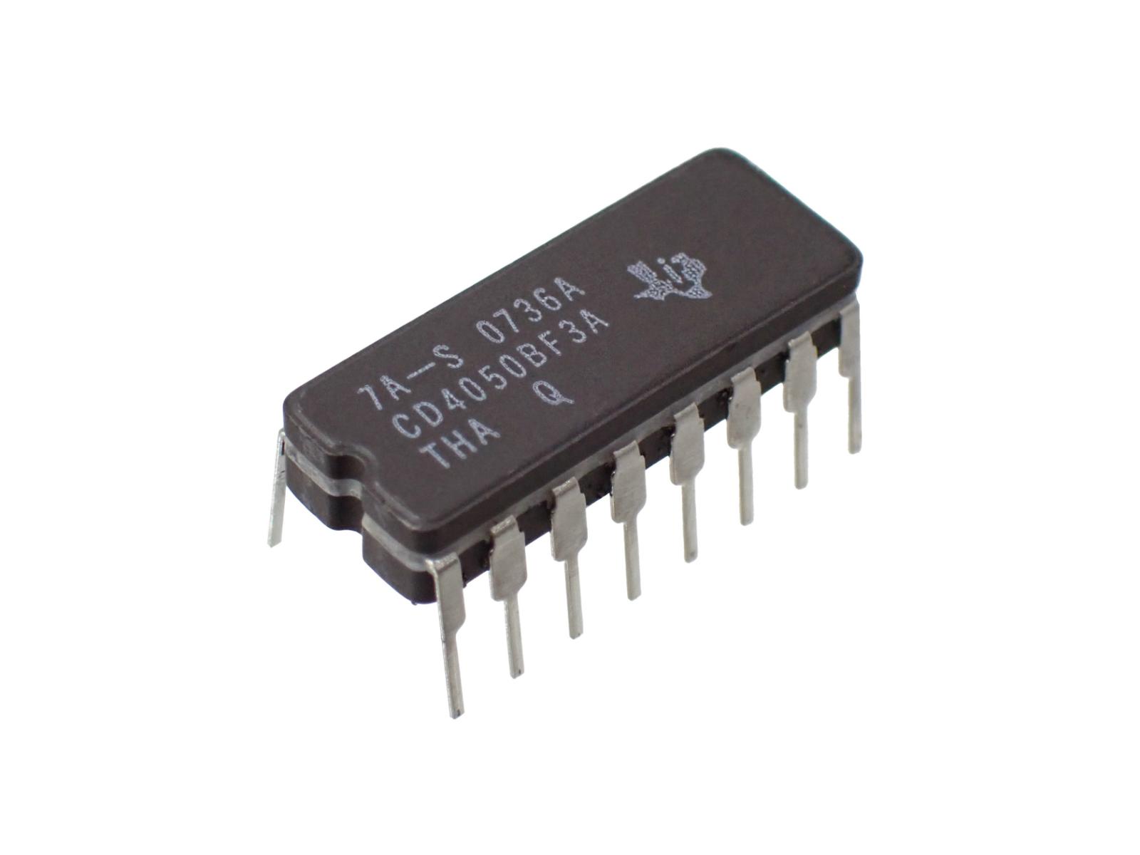 Texas Instruments 6チャネル 3V〜18V バッファ CD4050BF3A|部品|カテゴリ別