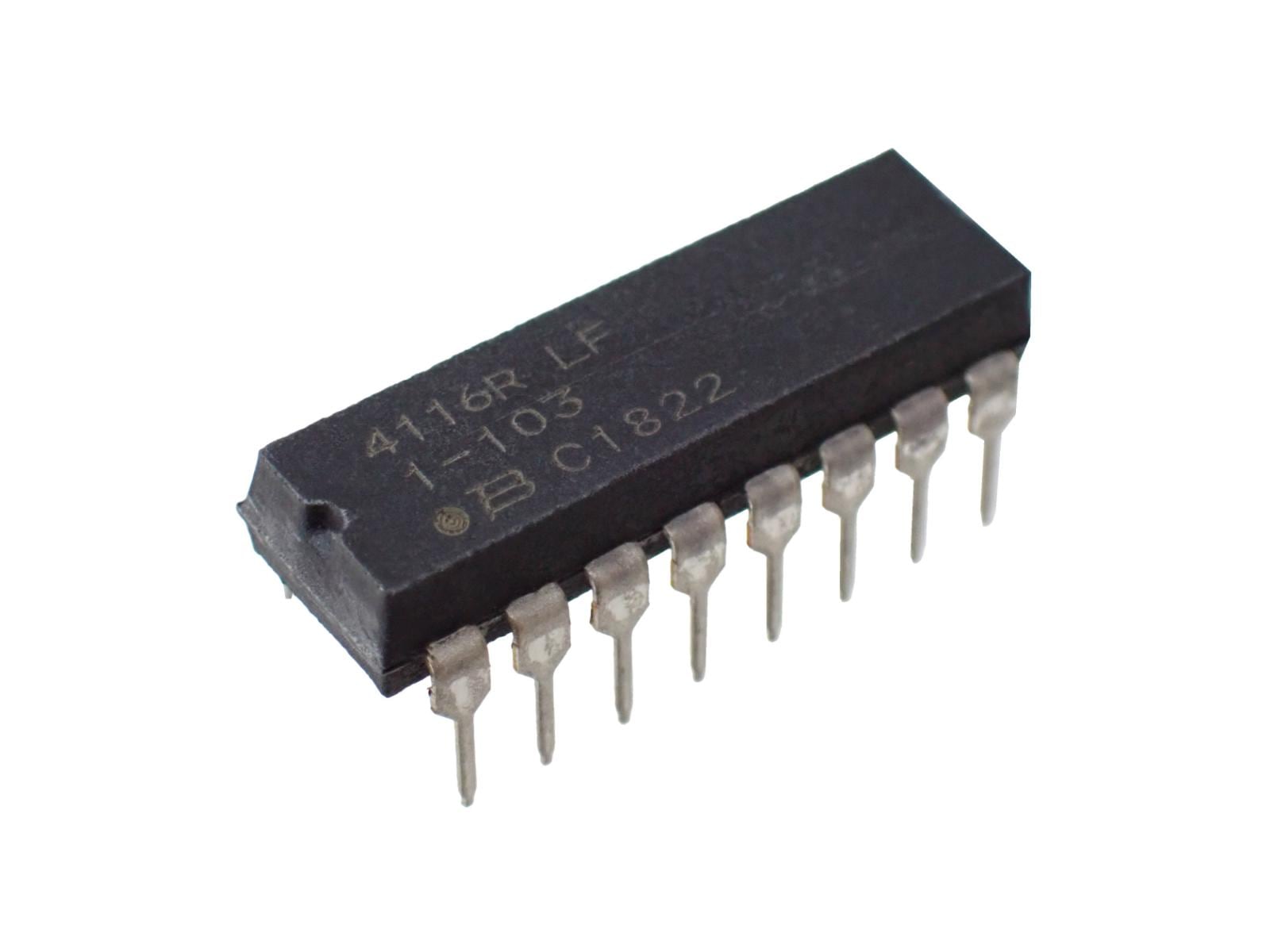 BOURNS 抵抗アレイ 10kΩ 2.25W ±2% 素子数：8 4116R-1-103LF (5個セット) | カテゴリ別,部品,受動部品 ...