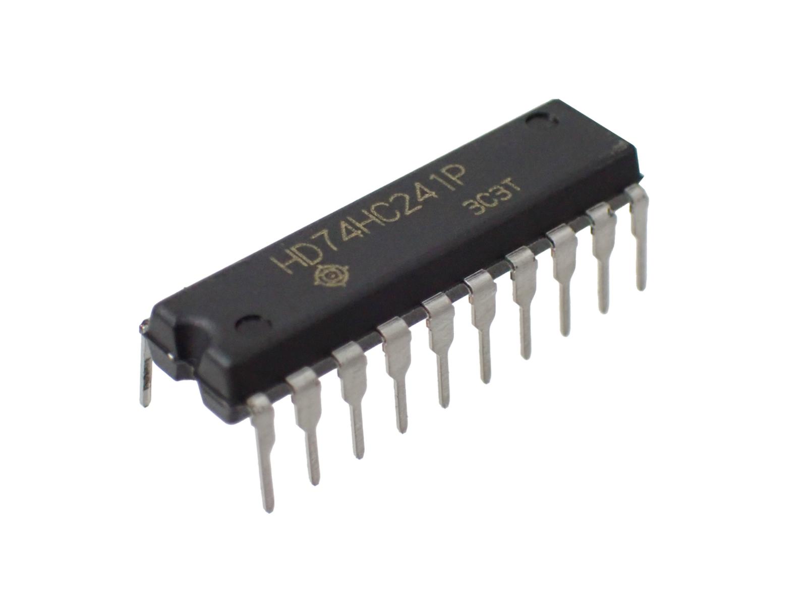 HITACHI Octal Bus Buffer Non-Inverted 3state Outputs HD74HC241P (5個セット)|部品|カテゴリ別