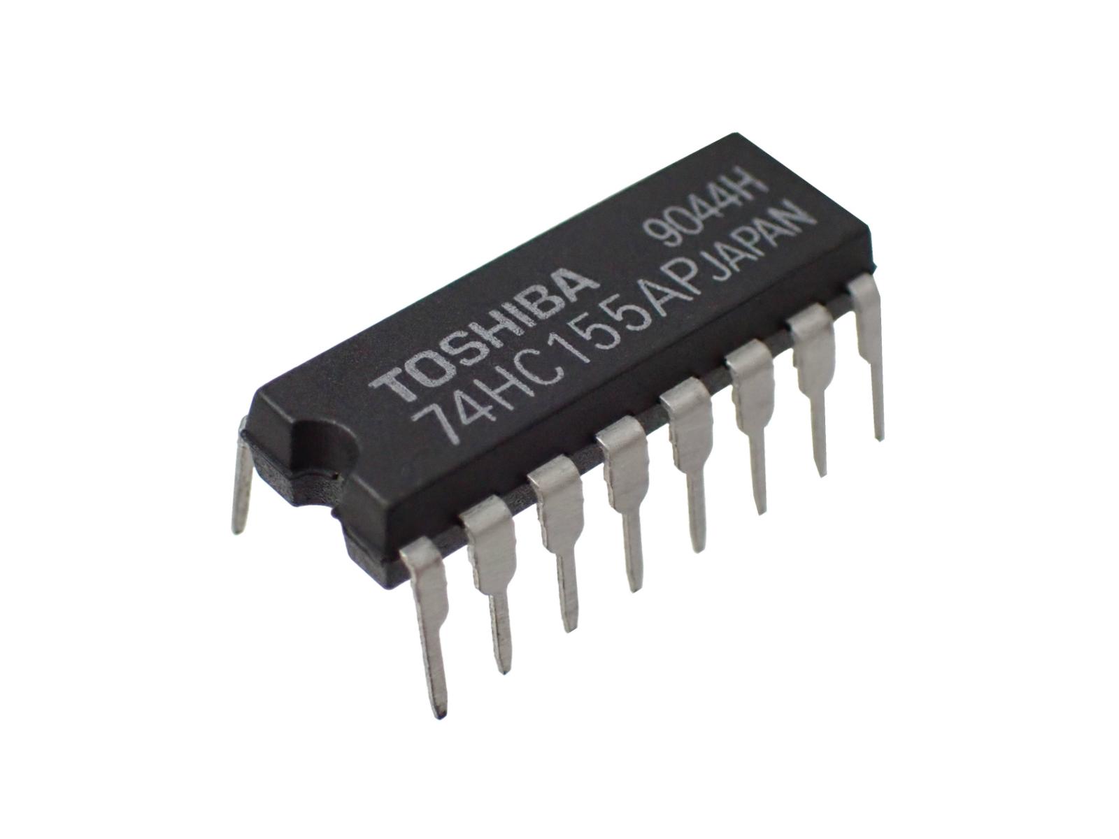 TOSHIBA CMOS 2回路入り デコーダ TC74HC155AP (5個セット)|部品|カテゴリ別