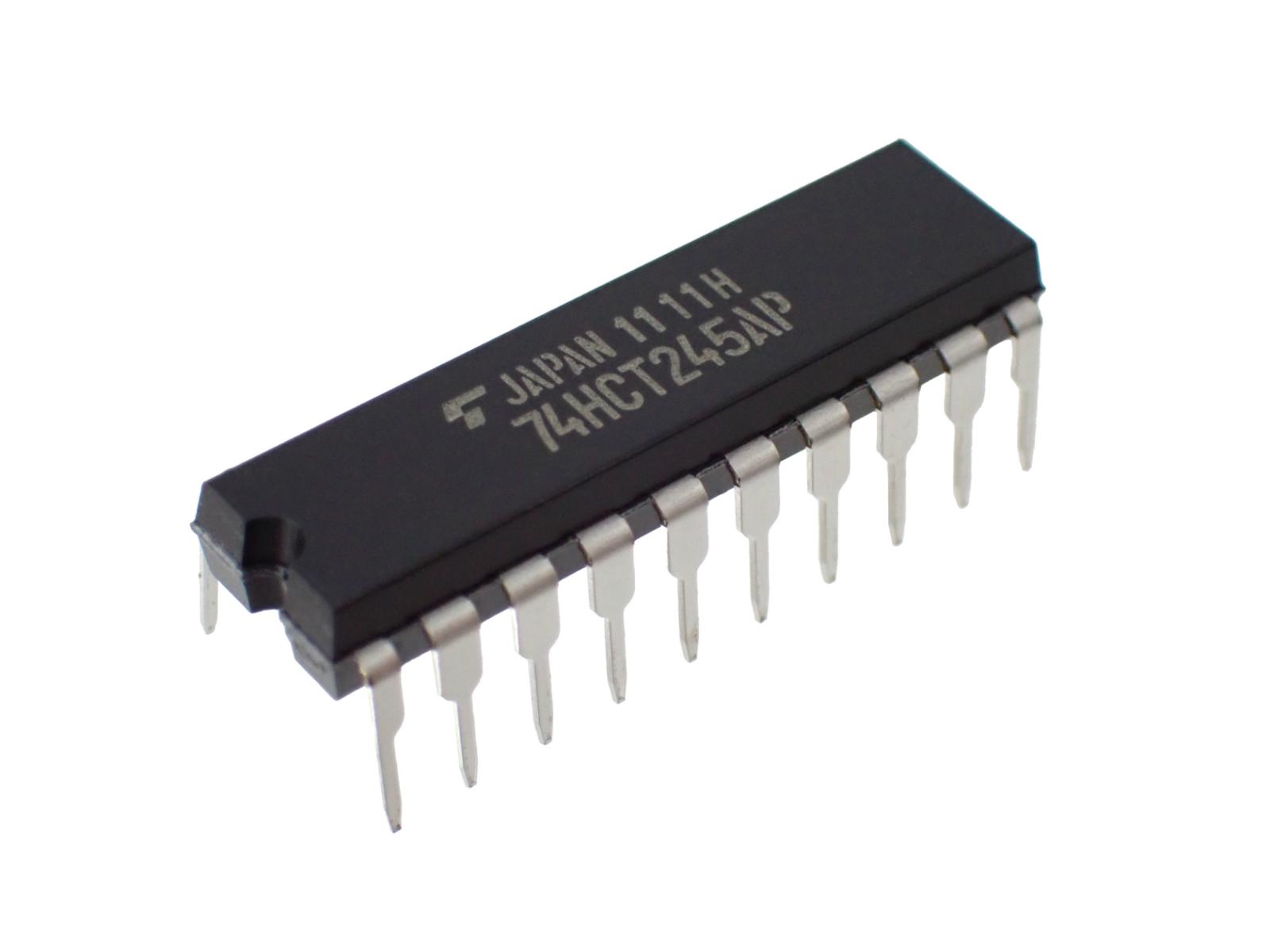 TOSHIBA Octal Bus Transceiver TC74HCT245AP (F) (5個セット)|部品|カテゴリ別