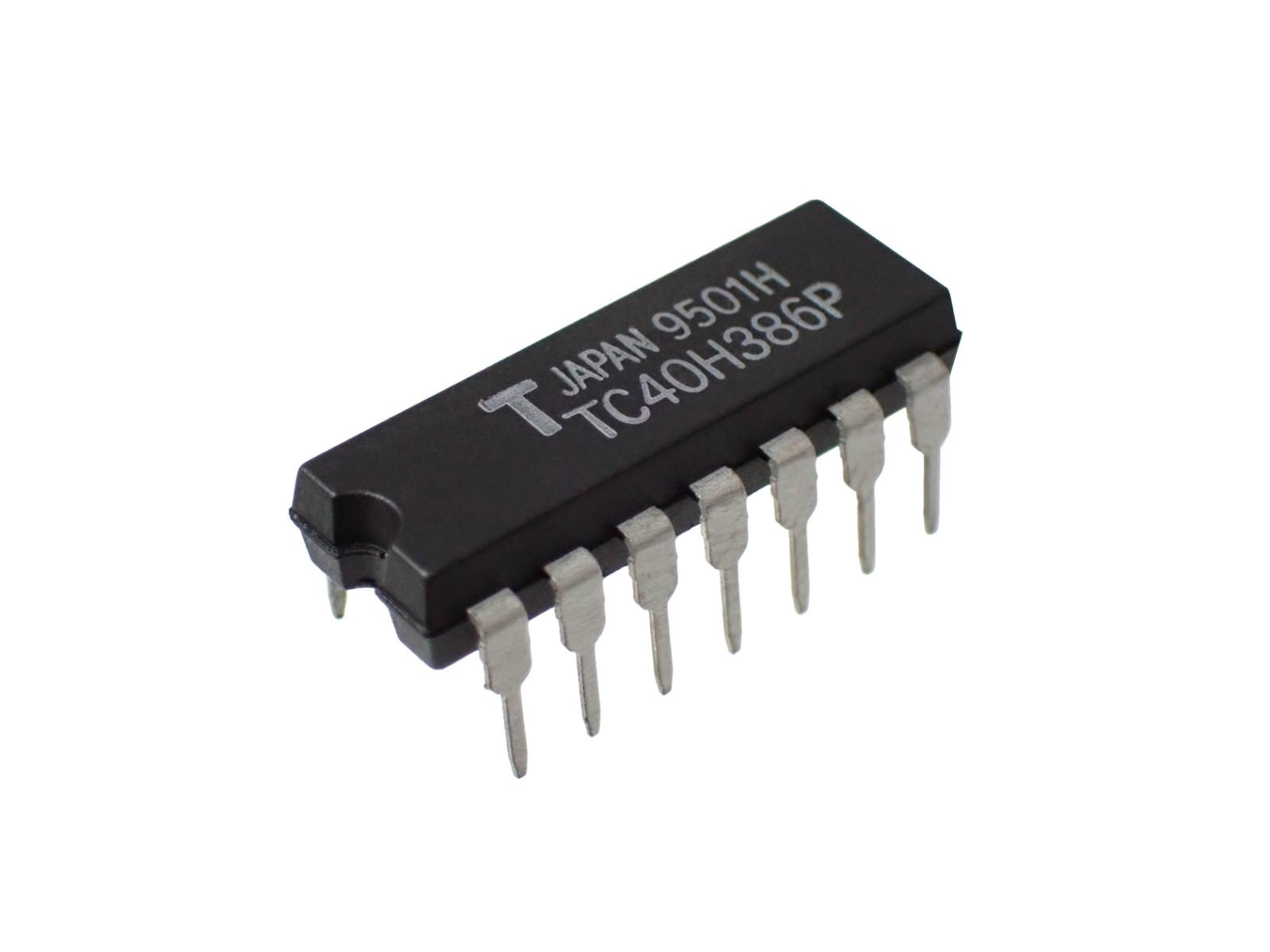 TOSHIBA QUAD 2INPUT EXCLUSIVE OR GATE TC40H386P (5個セット)|部品|カテゴリ別