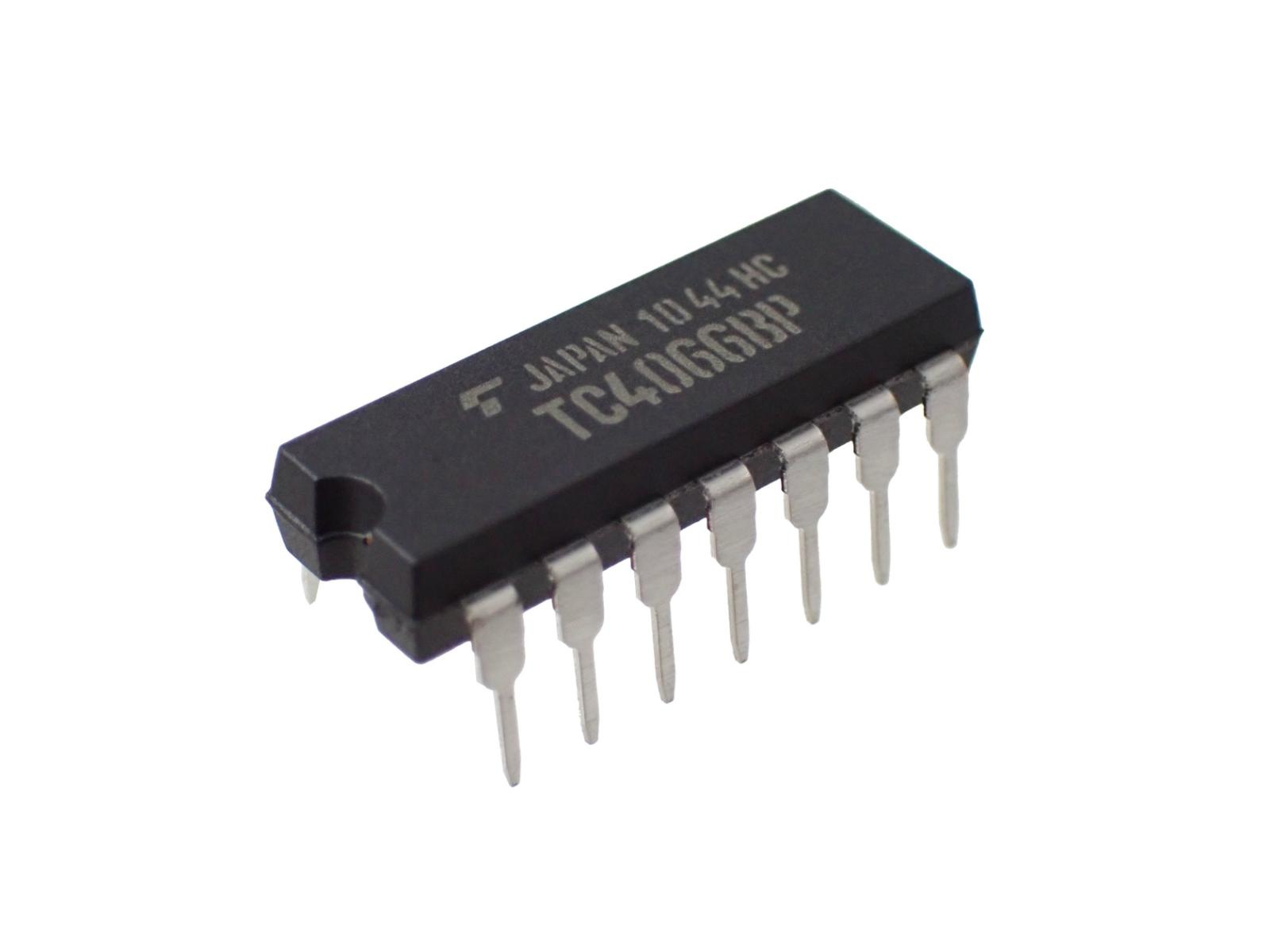 TOSHIBA Quad Bilateral Switch TC4066BP (N,F) (5個セット)|部品|カテゴリ別