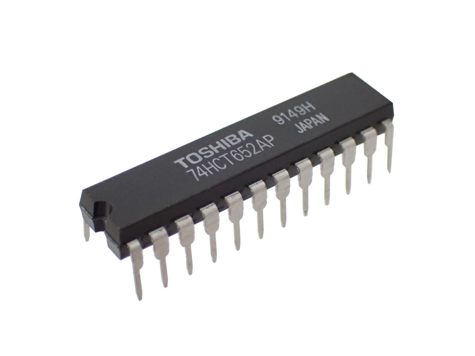 TOSHIBA Octal Bus Transceiver/Register 74HCT652AP TC74HCT652AP (5個セット)|部品|カテゴリ別