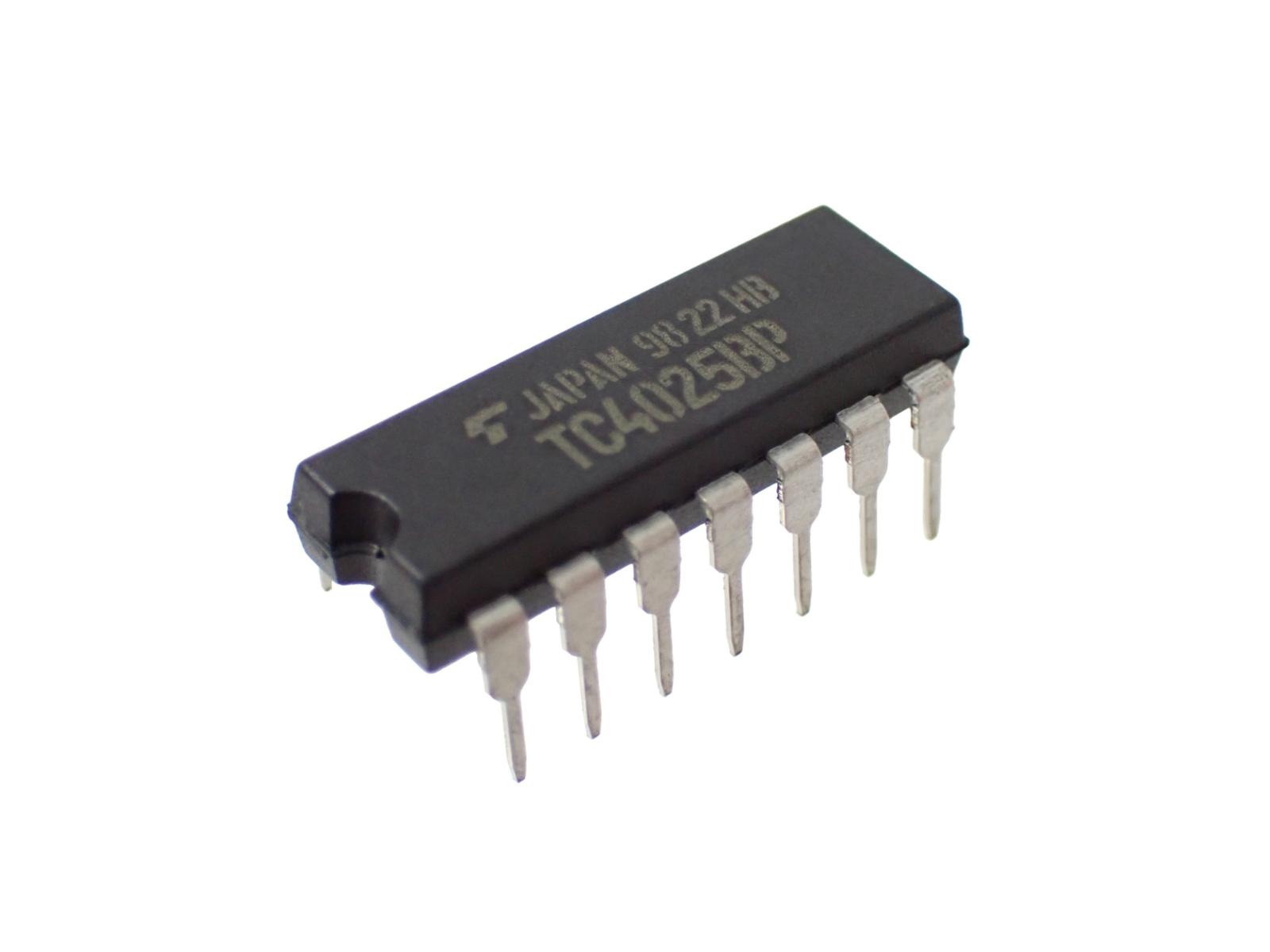 TOSHIBA Triple 3 INPUT NOR GATE TC4025BP (5個セット)|部品|カテゴリ別