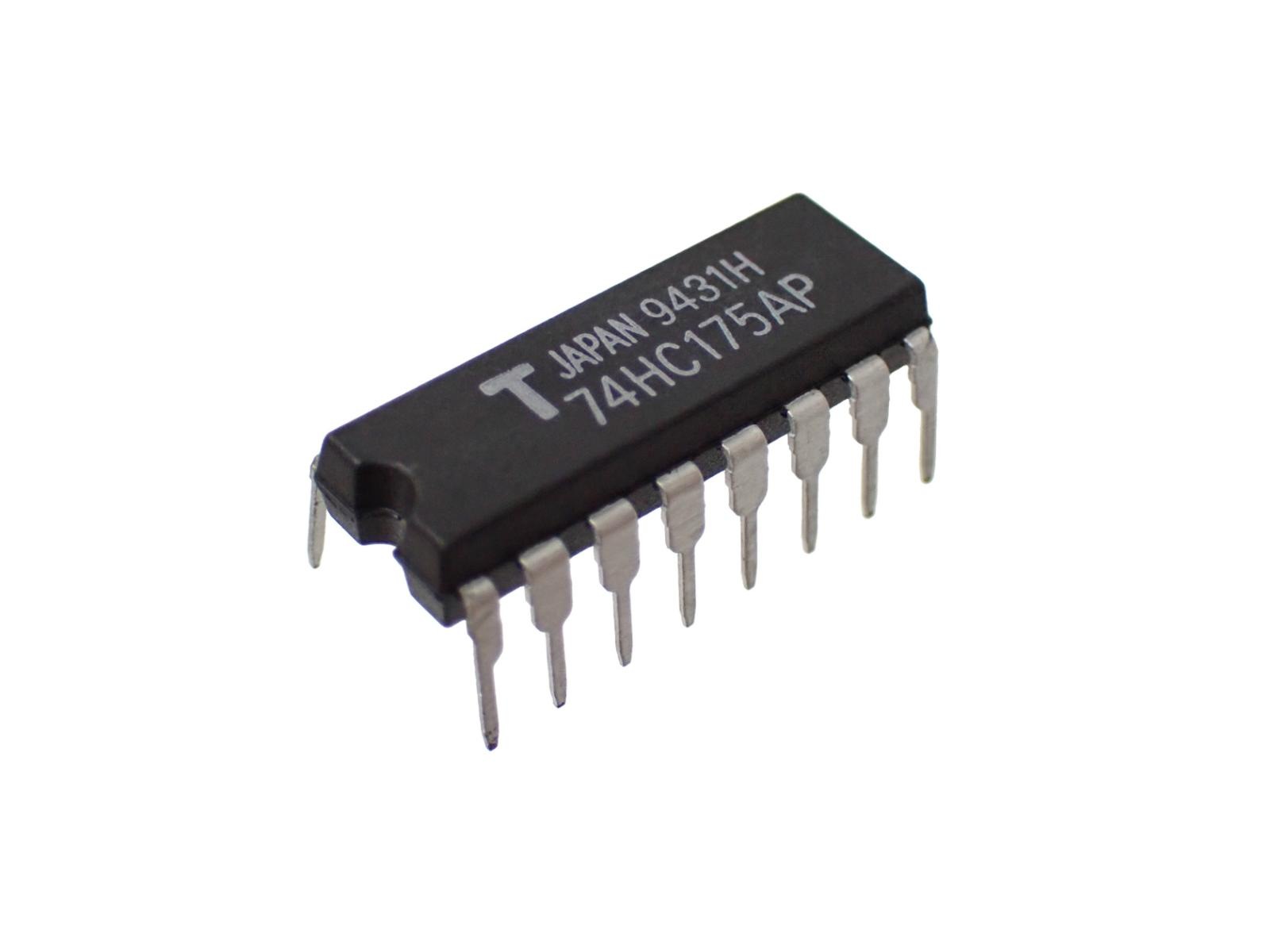 TOSHIBA Quad D-Type Flip-Flop 74HC175AP TC74HC175AP (5個セット)