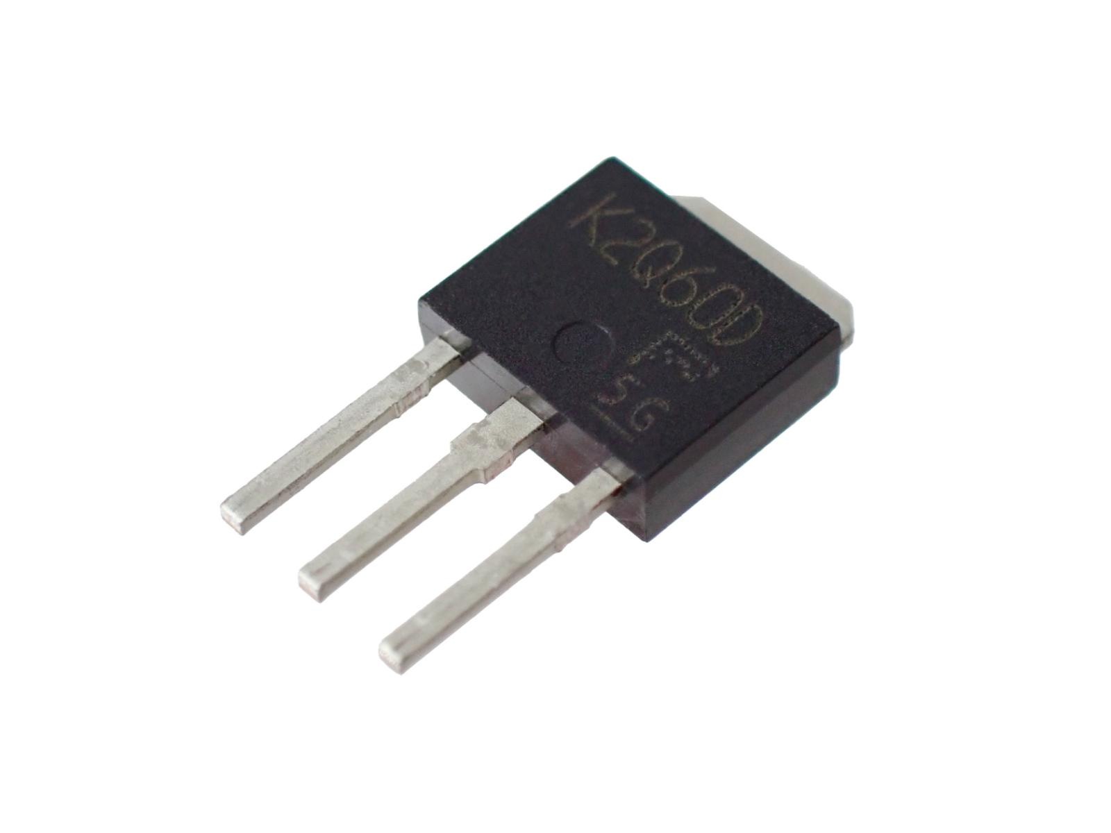 TOSHIBA Silicon N Channel MOS FET K2Q60D TK2Q60D (Q) (5個セット