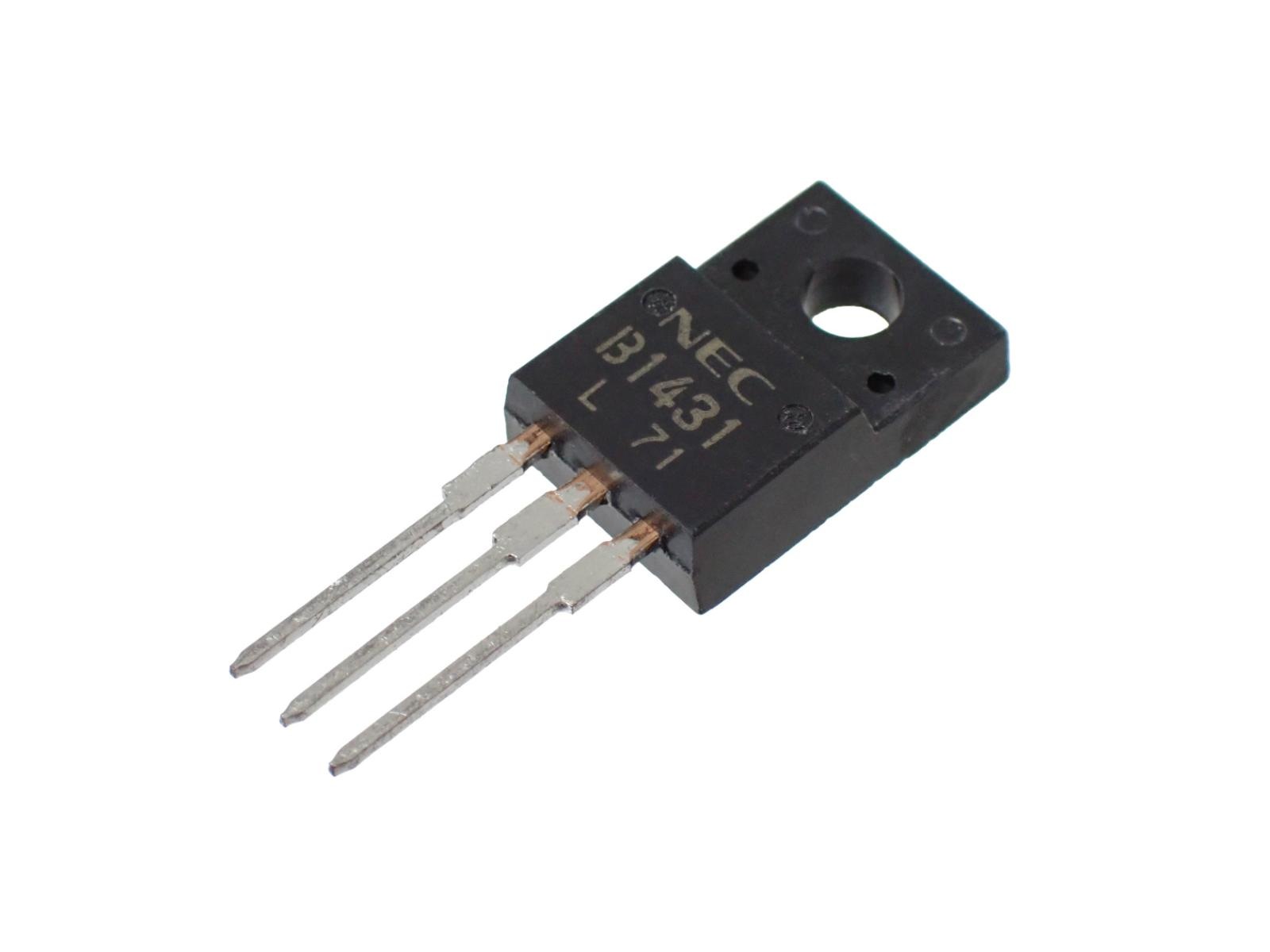 NEC シリコン PNP トランジスタ -100V -8A B1431 2SB1431 (5個セット)